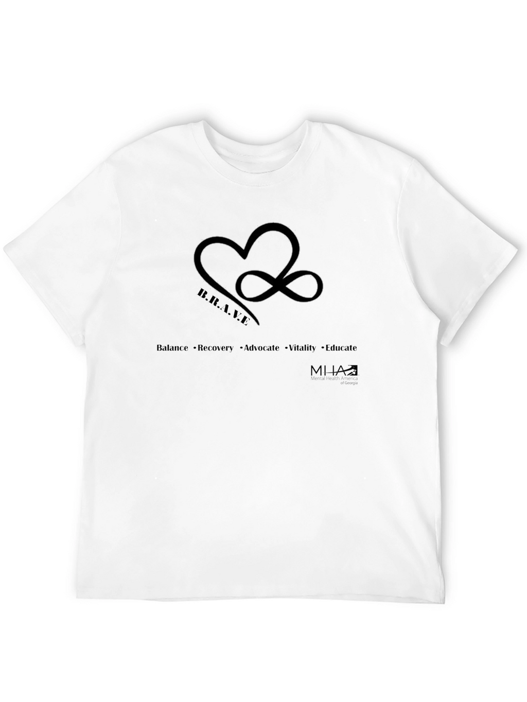 B.R.A.V.E. Heart & Infinity T-Shirt