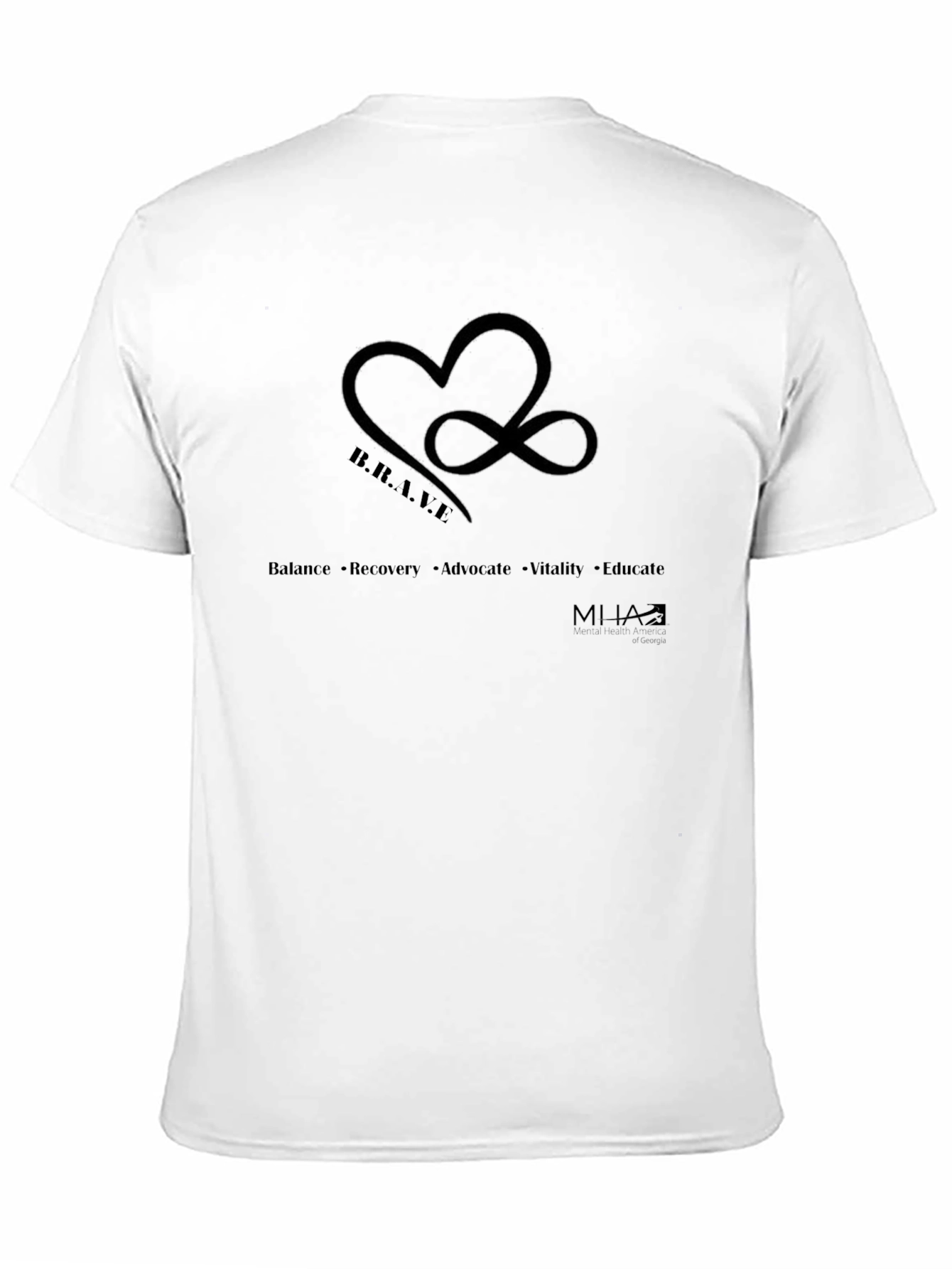 B.R.A.V.E. Heart & Infinity T-Shirt
