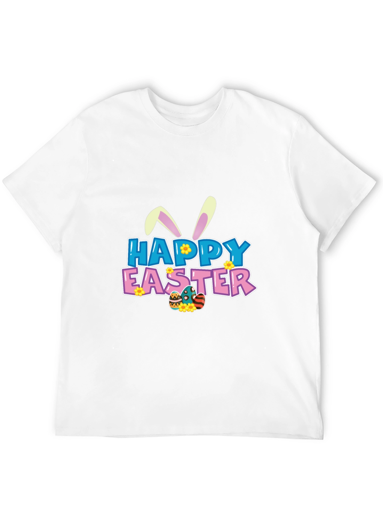 Happy Easter Graphic Tee - Fun Holiday Apparel