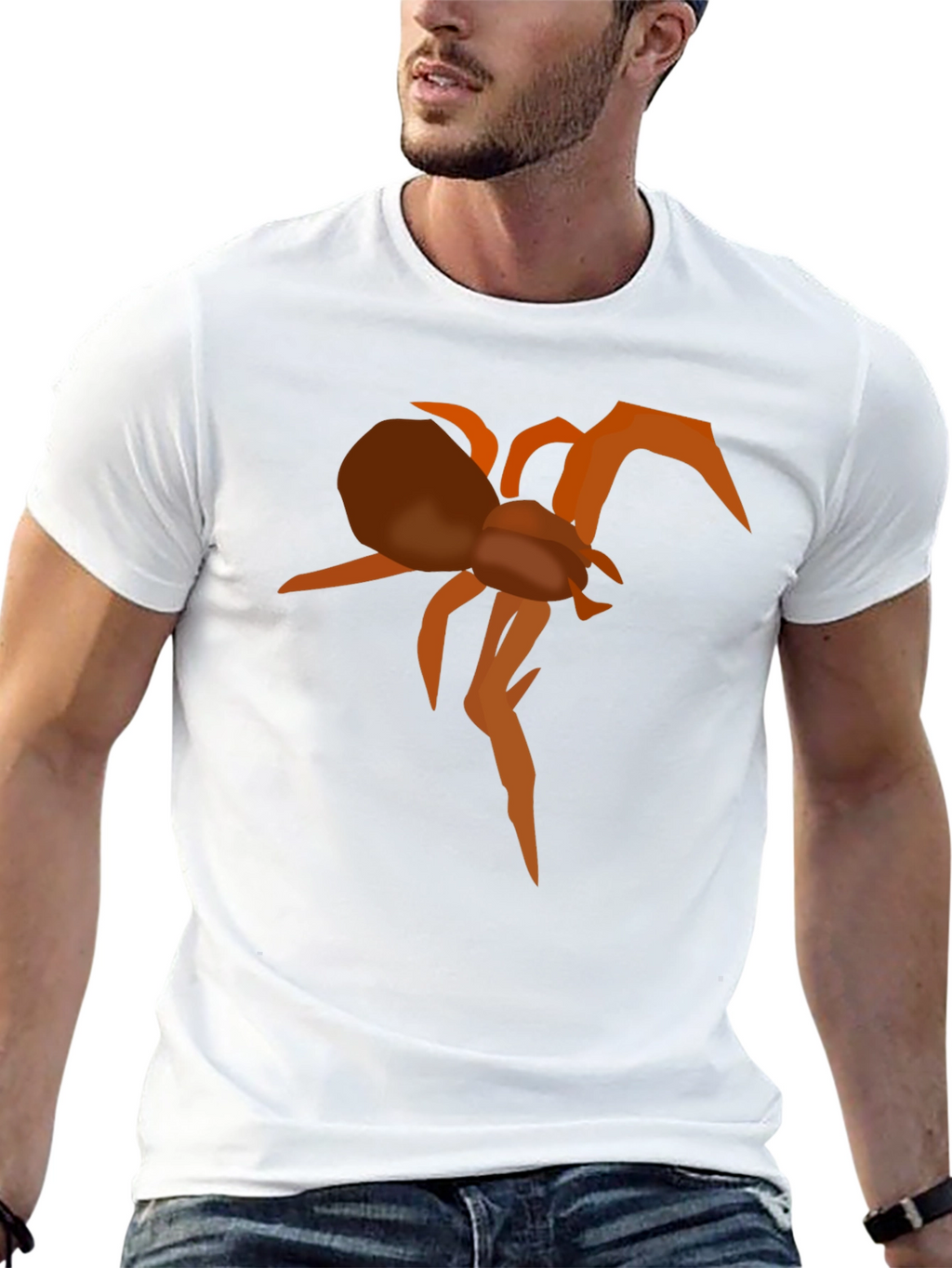 Spider Graphic Print T-Shirt