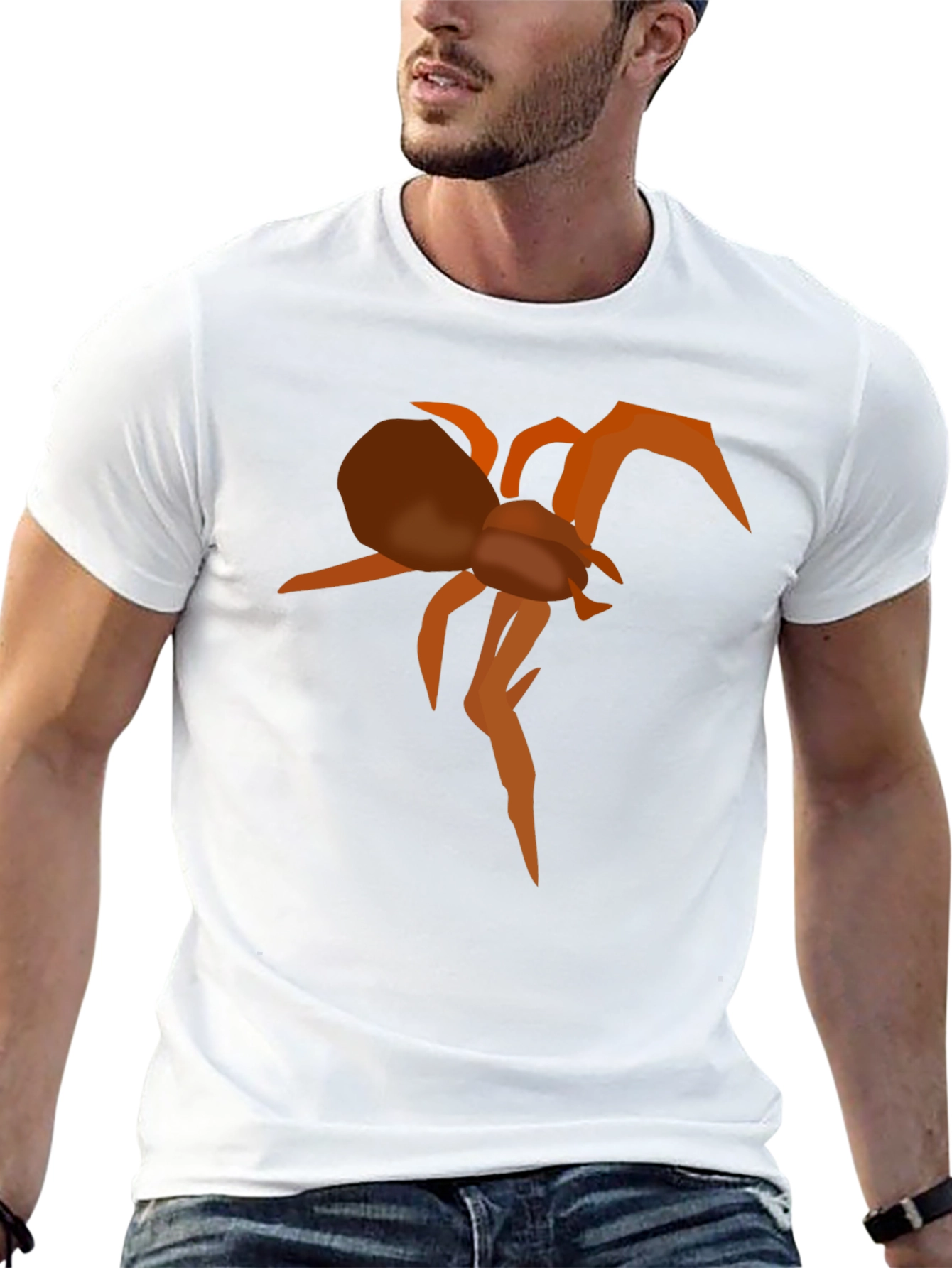Spider Graphic Print T-Shirt