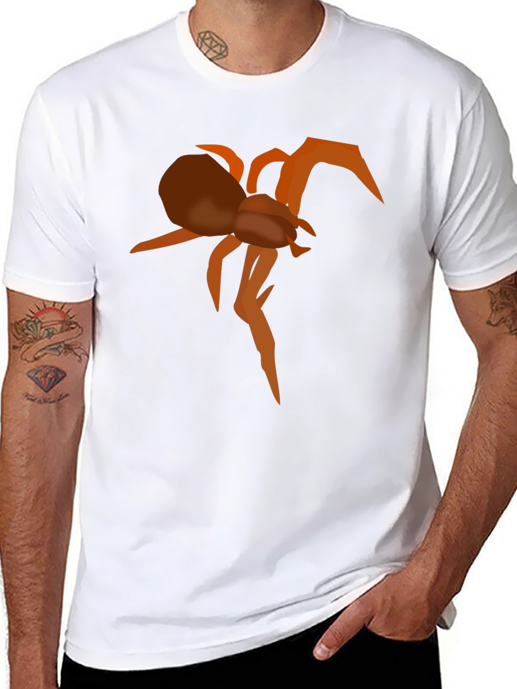 Spider Graphic Print T-Shirt