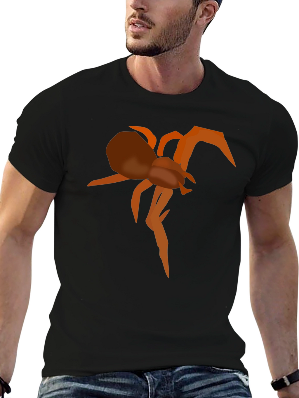 Spider Graphic Print T-Shirt