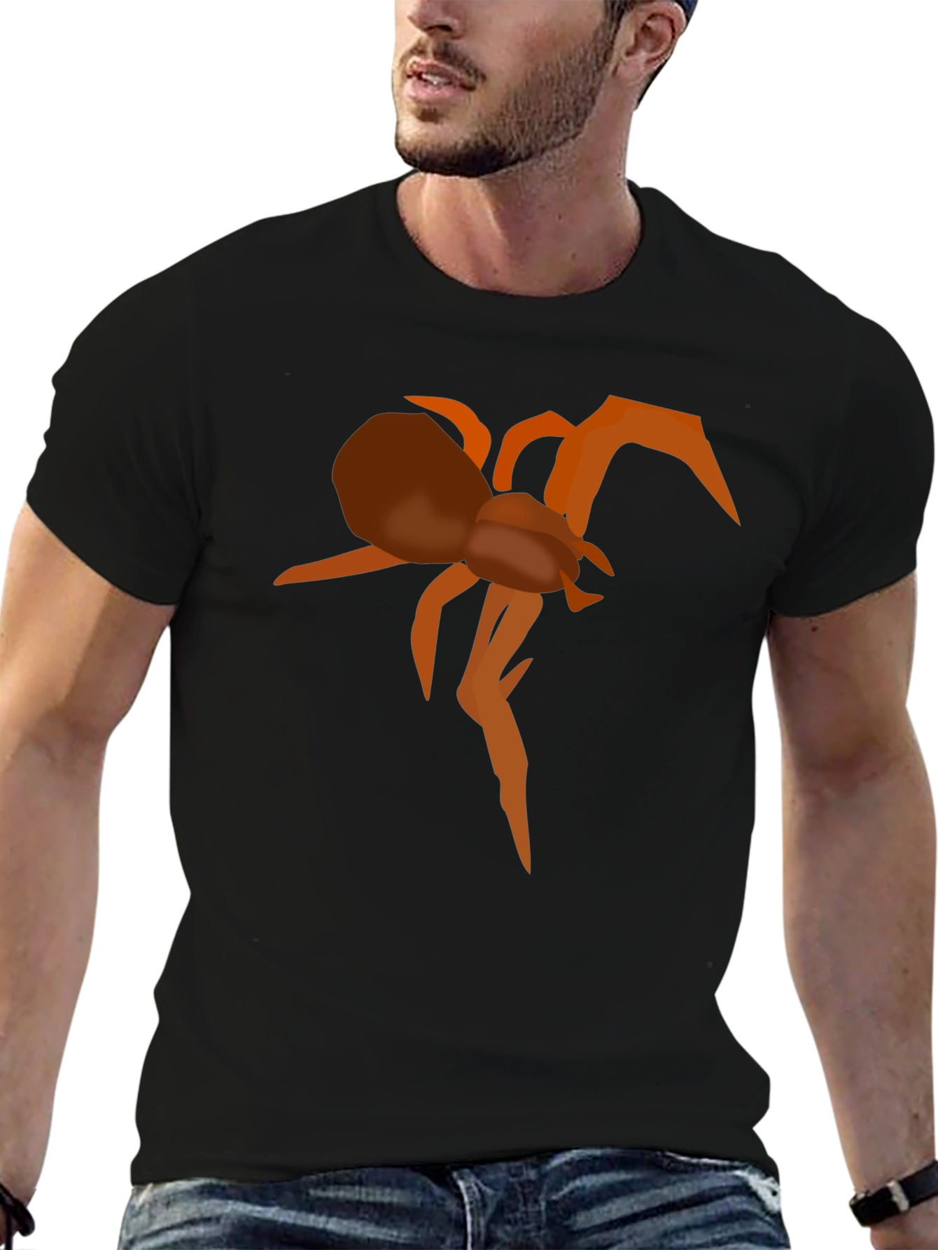 Spider Graphic Print T-Shirt