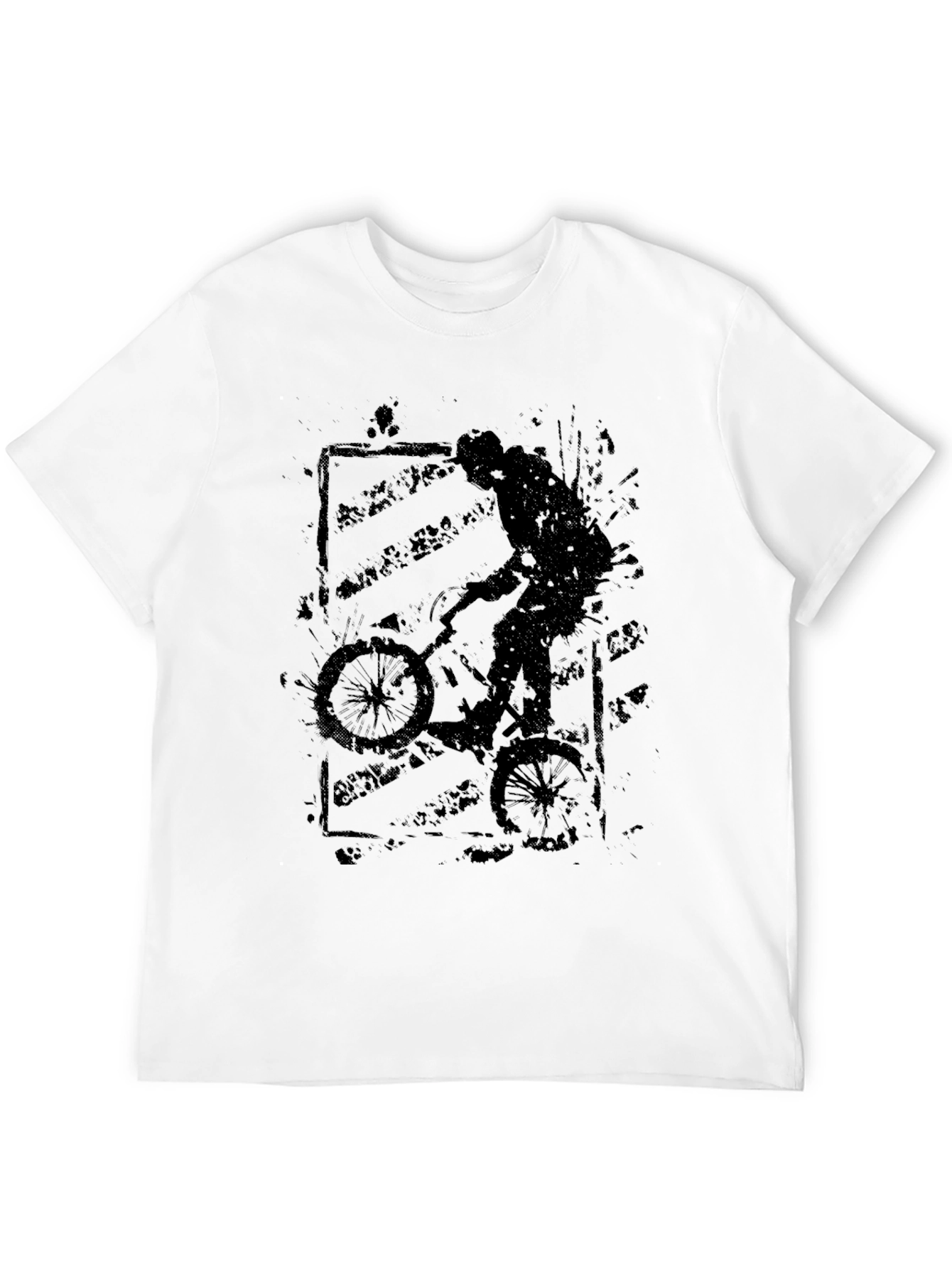 BMX Rider Graphic Tee - Cool Black T-Shirt