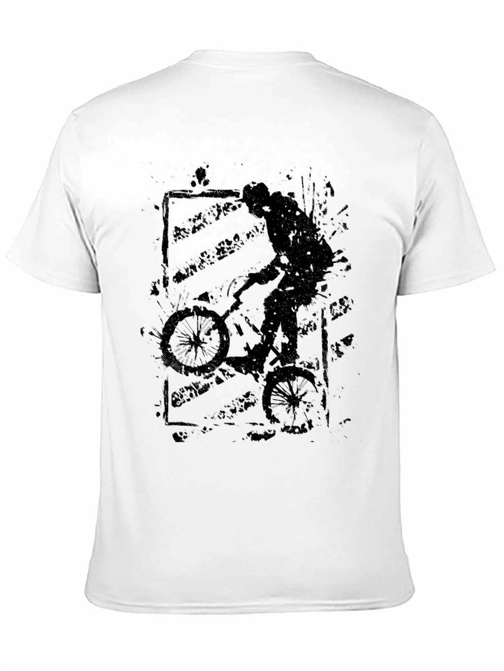 BMX Rider Graphic Tee - Cool Black T-Shirt