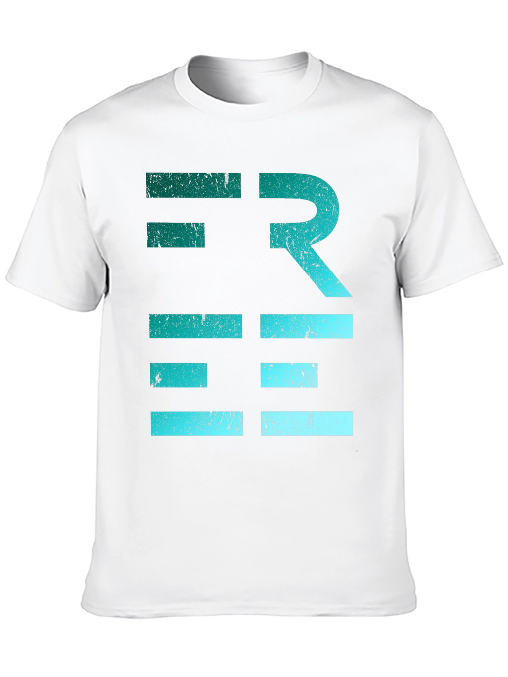 Abstract Graphic Tee - Modern Design Cotton Shirt