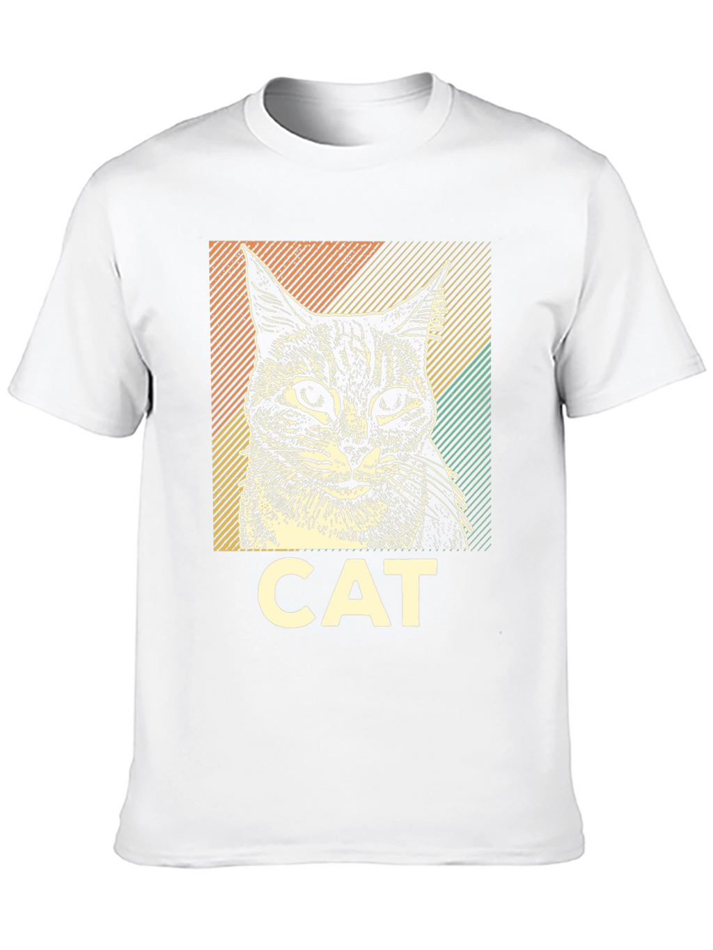 Cool Cat Graphic T-Shirt - Unisex Black Tee