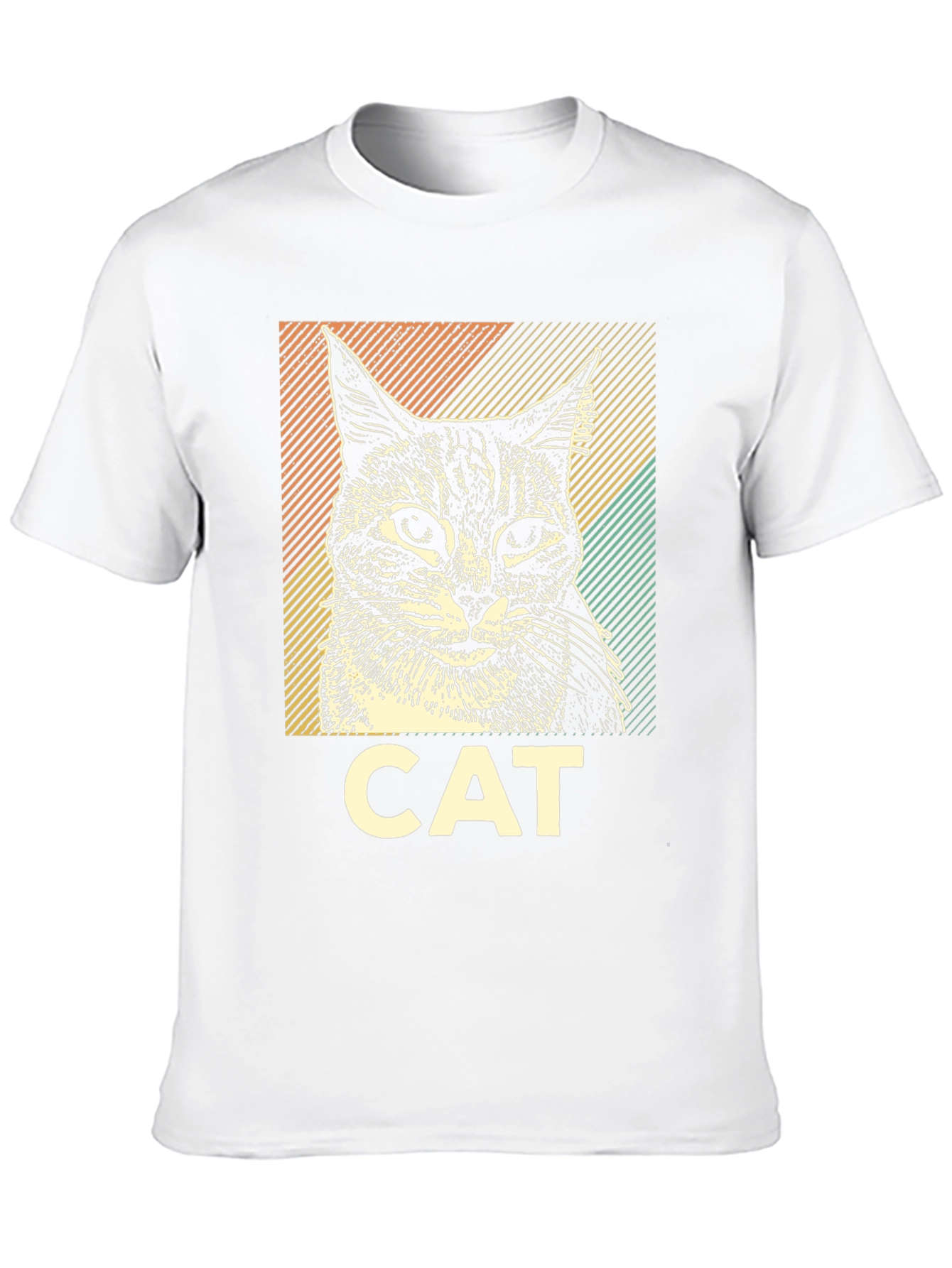 Cool Cat Graphic T-Shirt - Unisex Black Tee