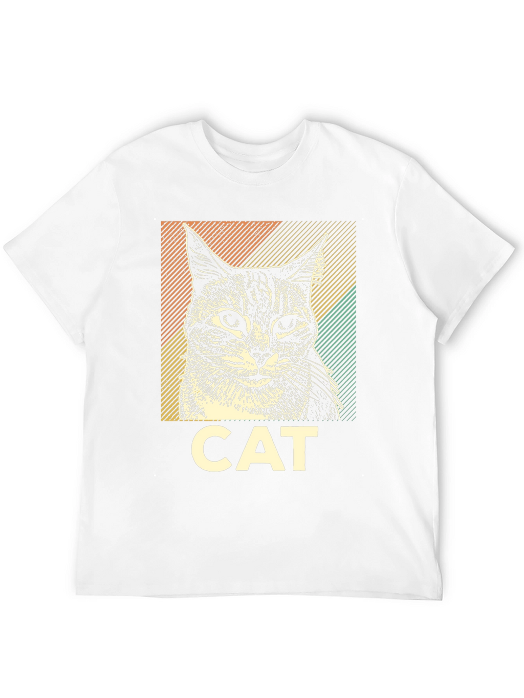 Cool Cat Graphic T-Shirt - Unisex Black Tee