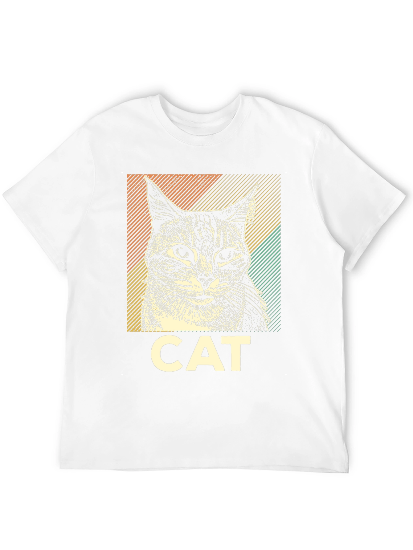 Cool Cat Graphic T-Shirt - Unisex Black Tee