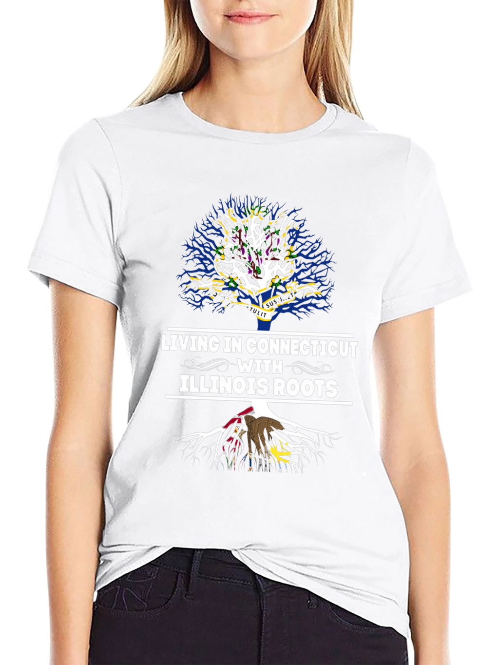 Connecticut Roots Mens T-Shirt