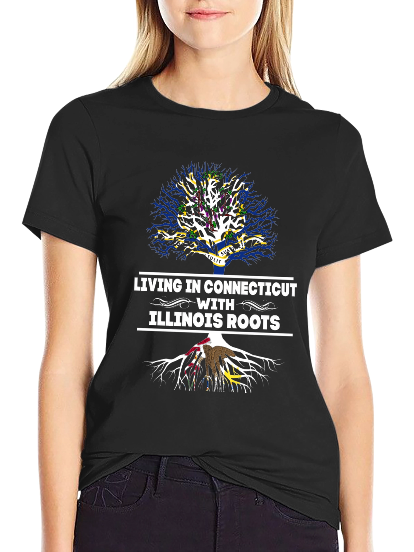 Connecticut Roots Mens T-Shirt