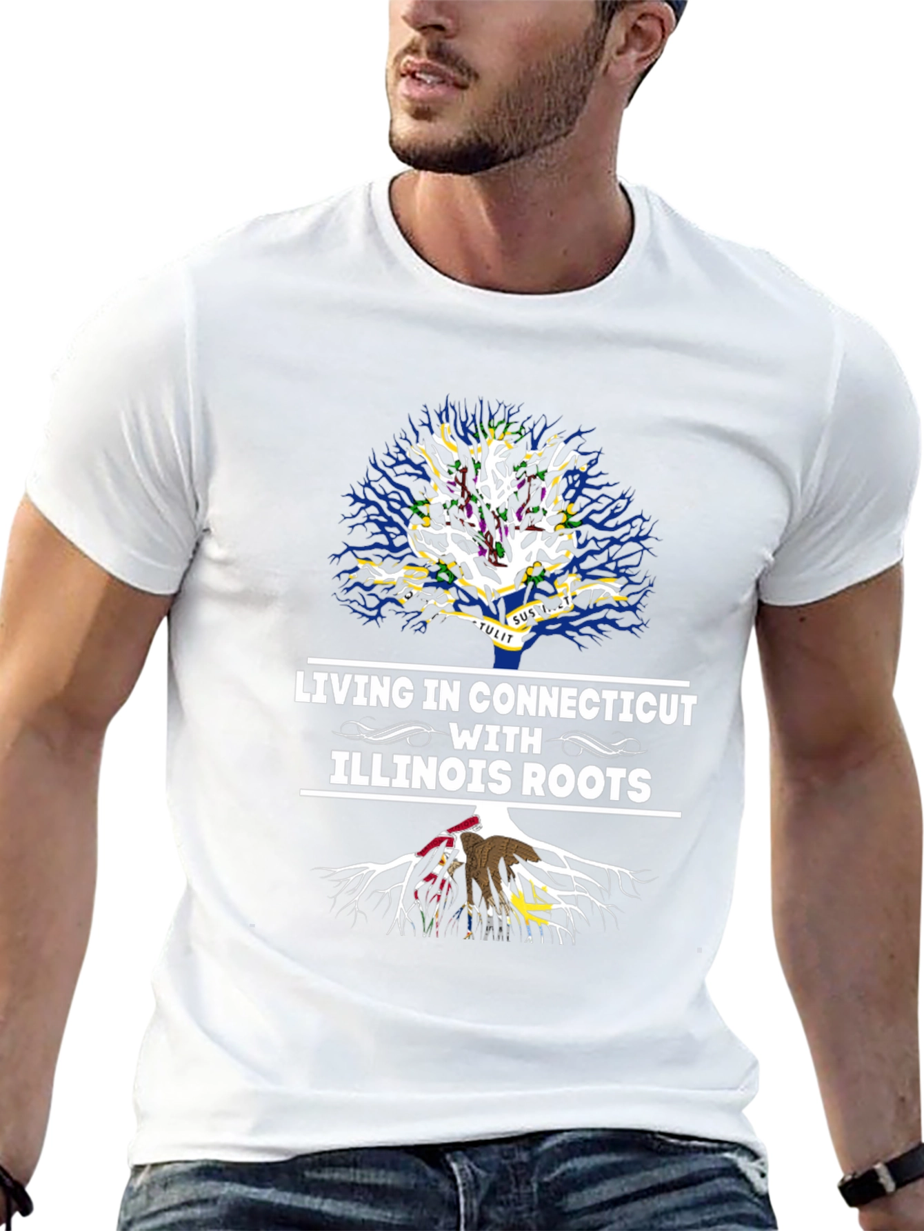 Connecticut Roots Mens T-Shirt
