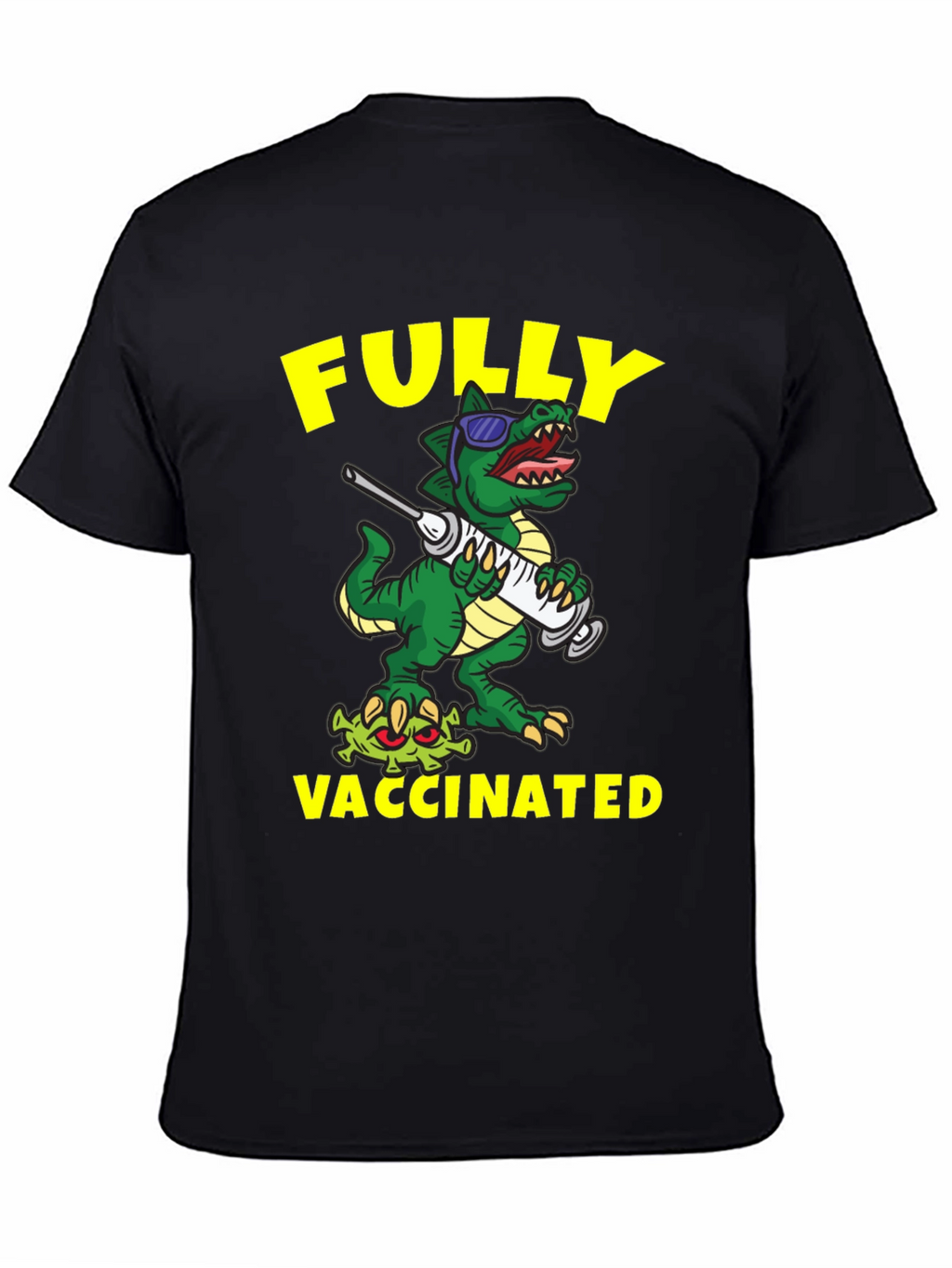 Fully Vaccinated Dinosaur T-Shirt