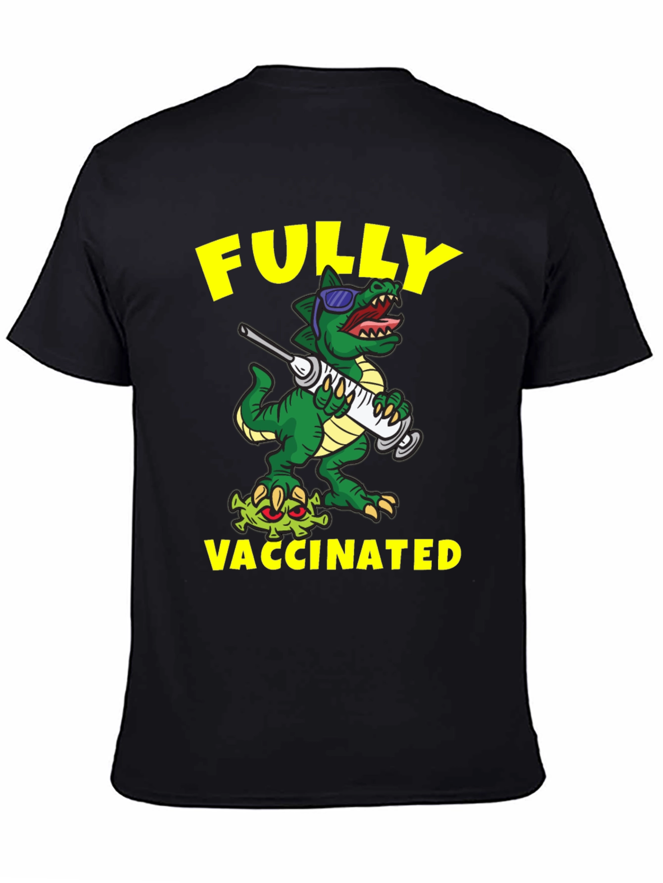Fully Vaccinated Dinosaur T-Shirt