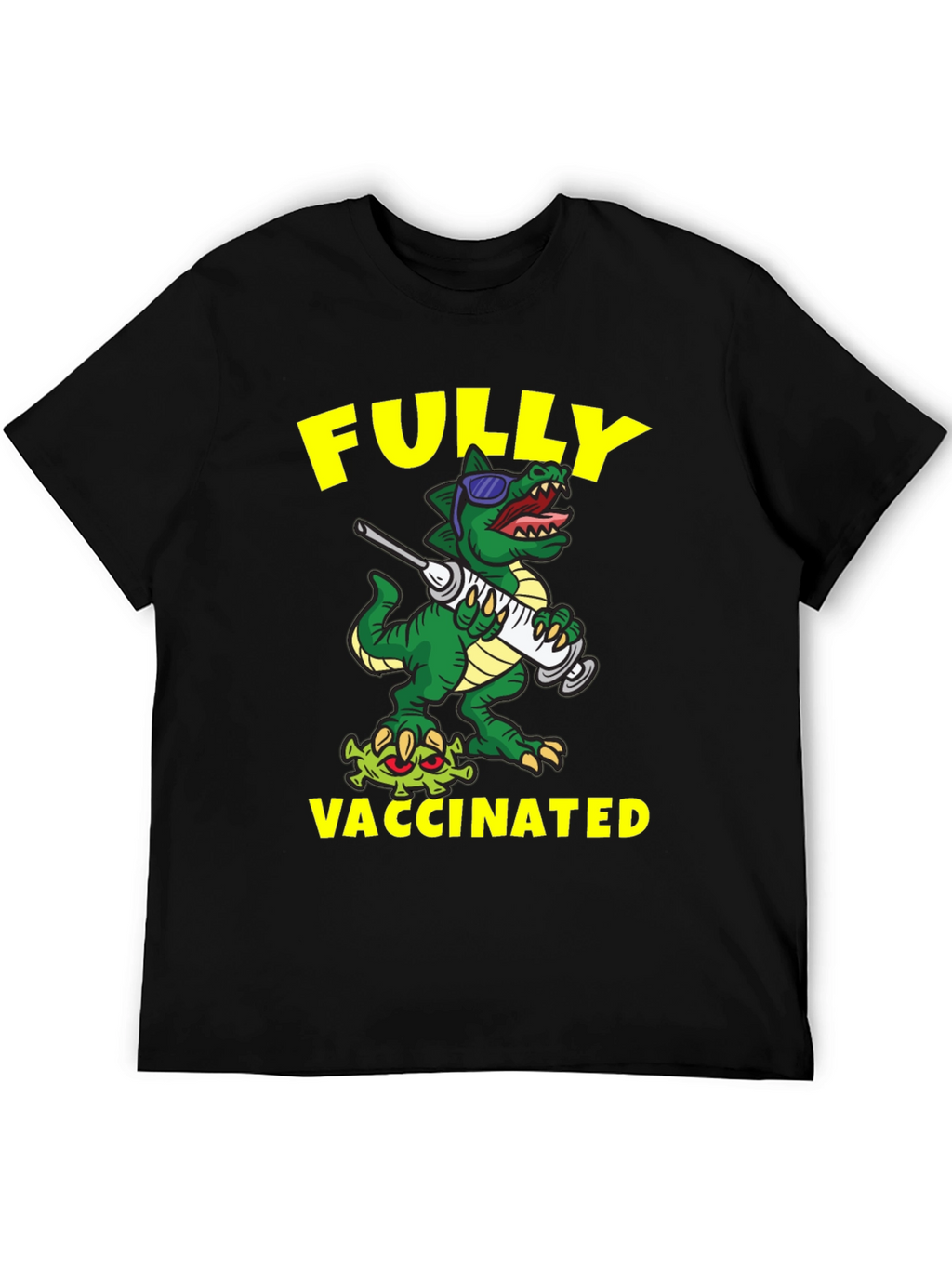 Fully Vaccinated Dinosaur T-Shirt