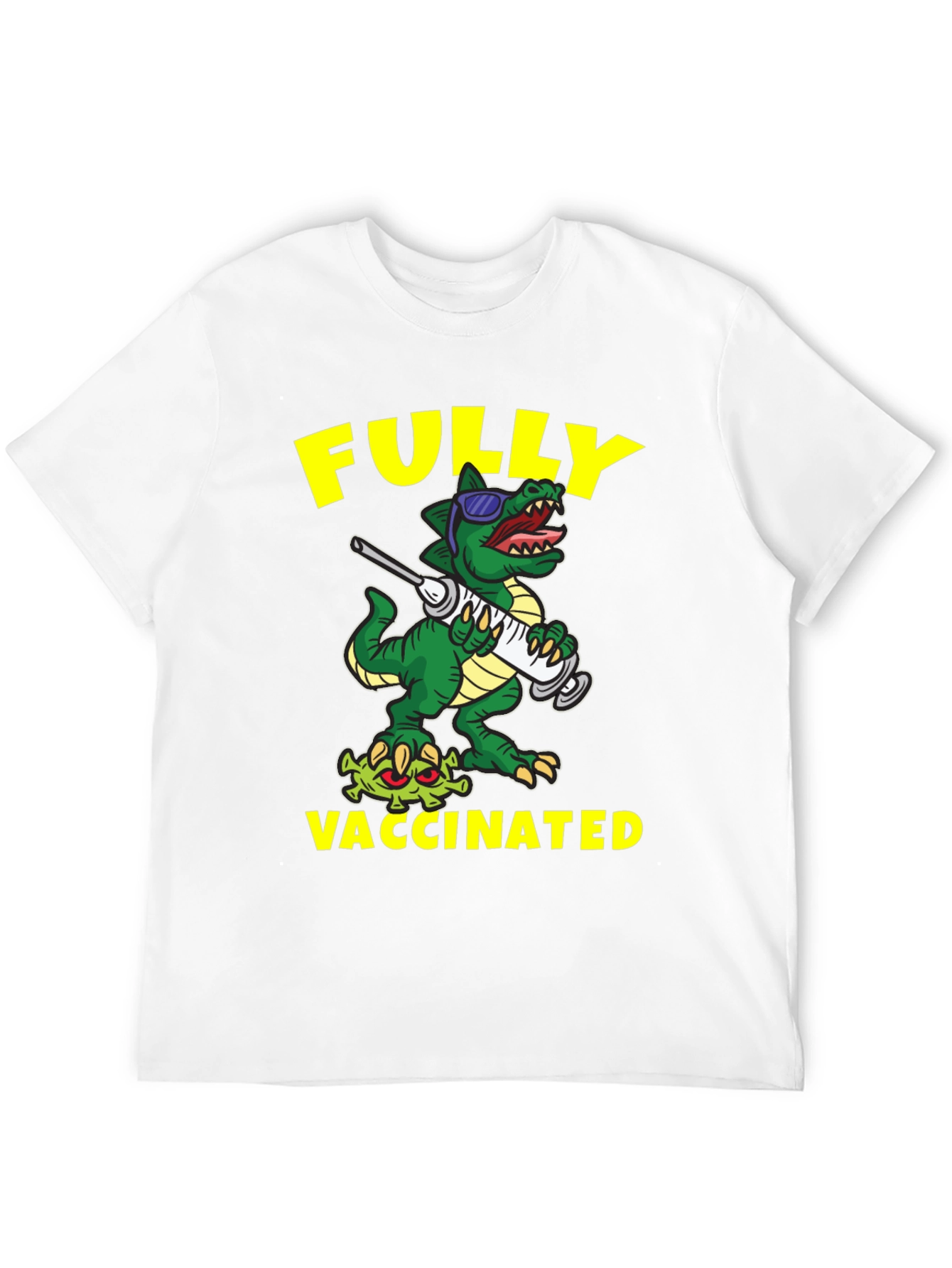Fully Vaccinated Dinosaur T-Shirt