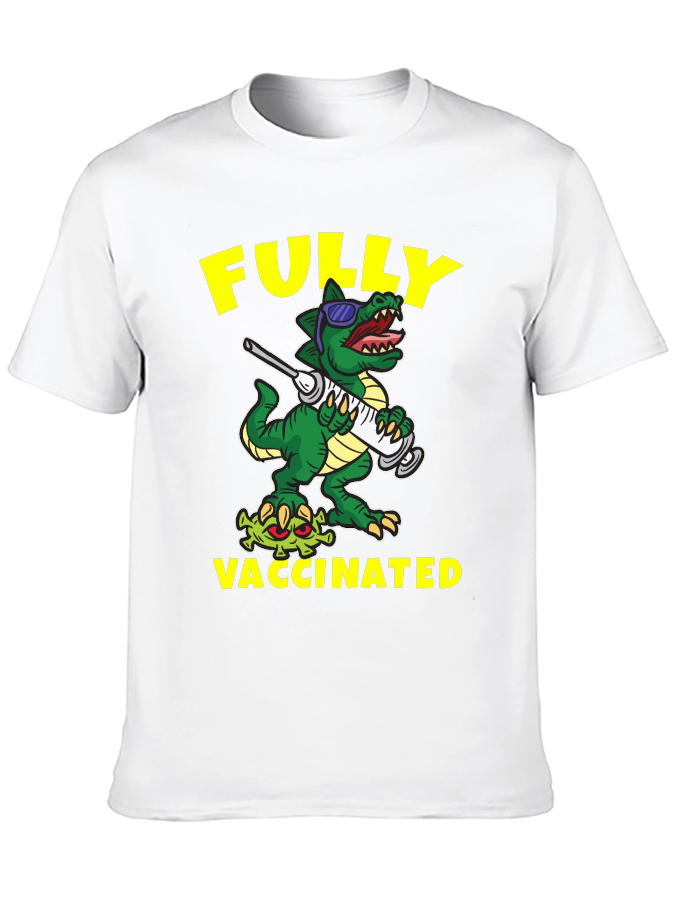 Fully Vaccinated Dinosaur T-Shirt