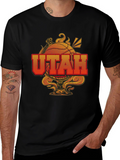 Utah Basketball Graphic T-Shirt - Black