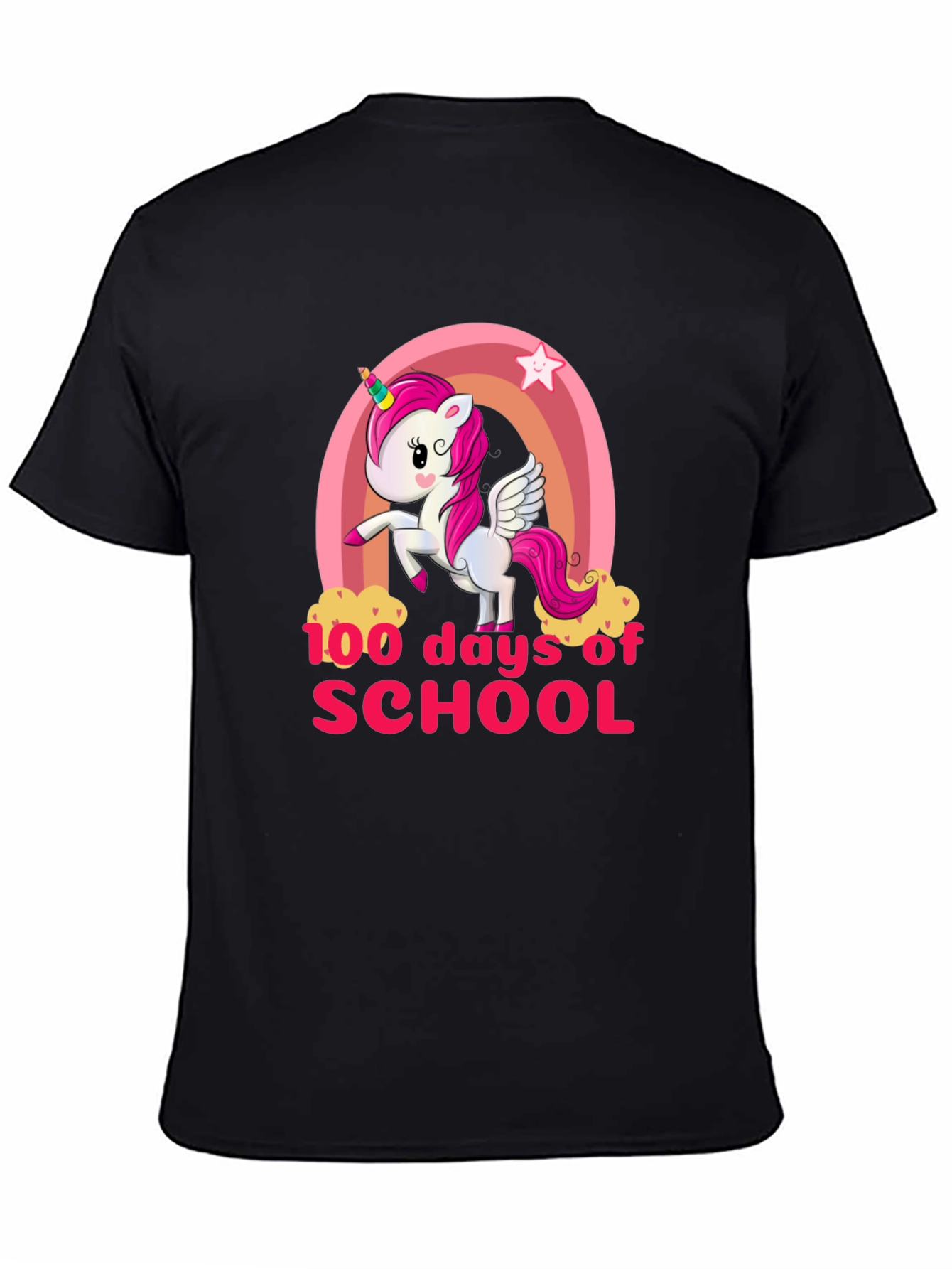 100 Days of School Unicorn Graphic Tee