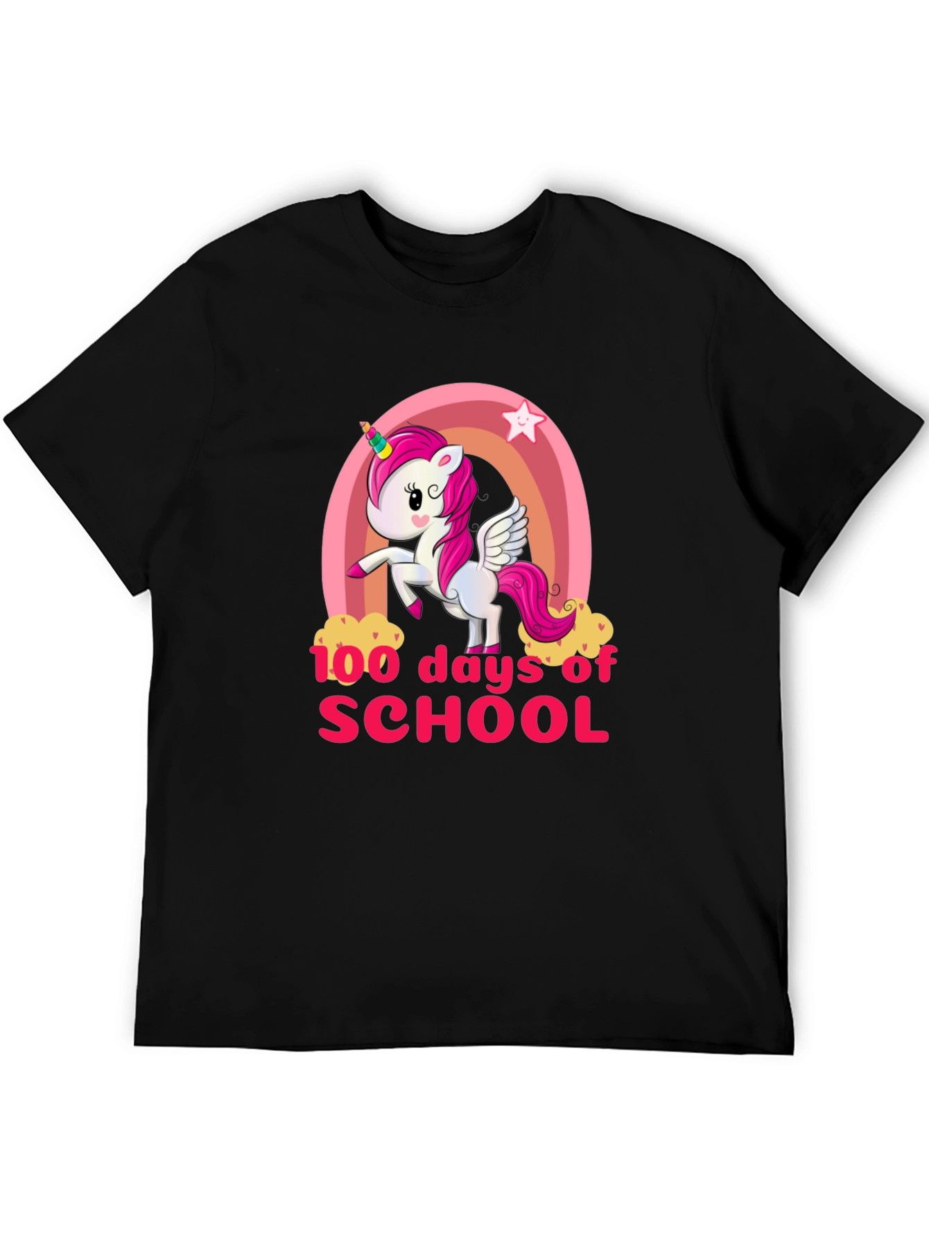 100 Days of School Unicorn Graphic Tee