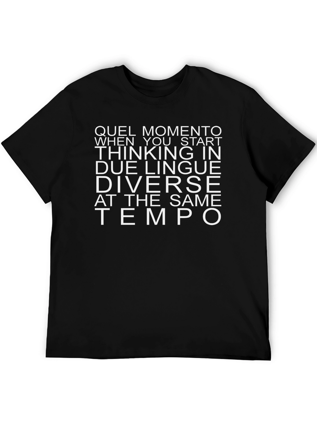 Bilingual T-Shirt: Thinking in Two Languages