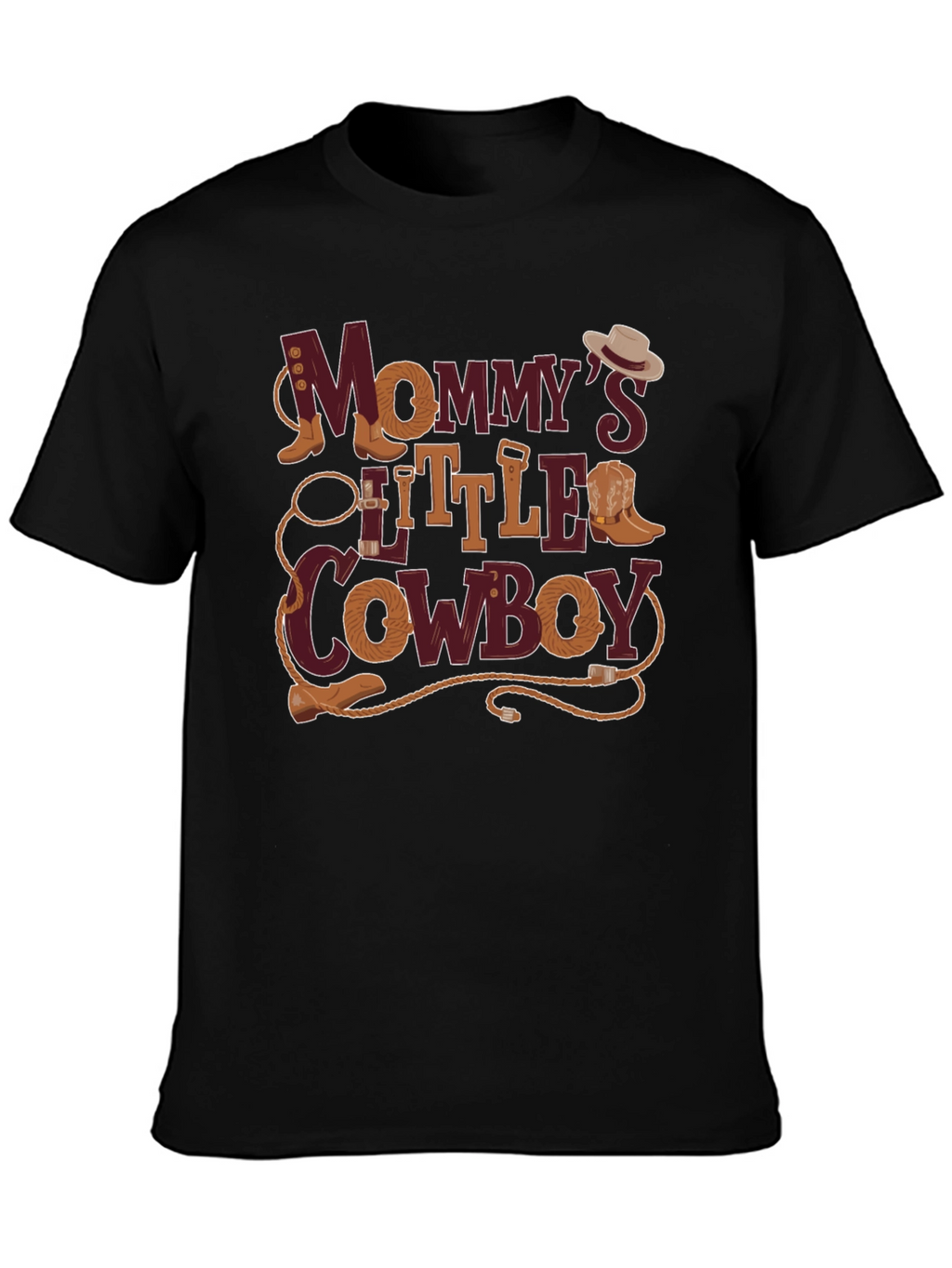 Mommys Little Cowboy Graphic T-Shirt