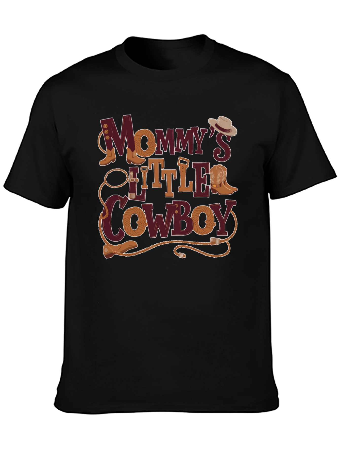 Mommys Little Cowboy Graphic T-Shirt