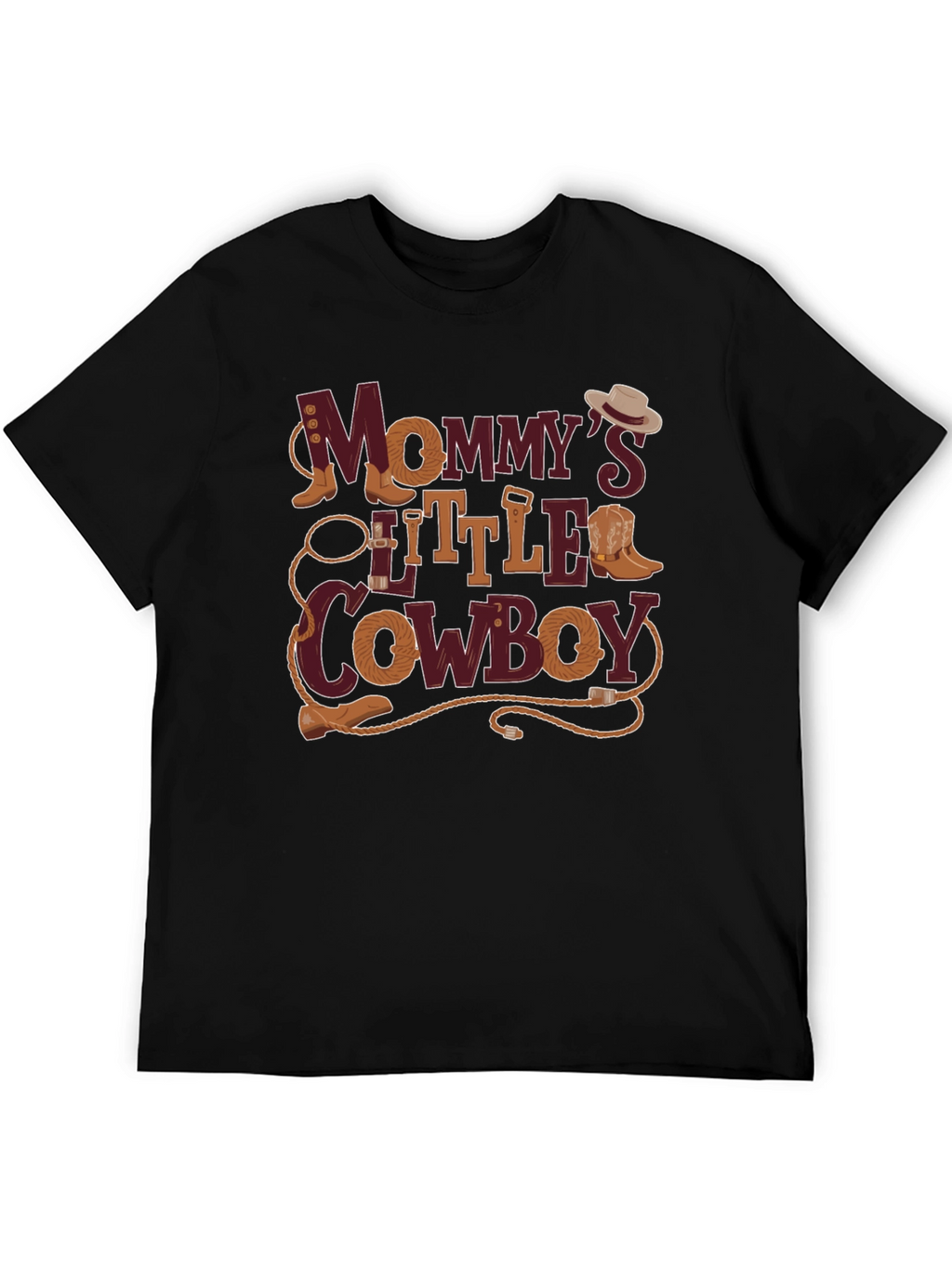 Mommys Little Cowboy Graphic T-Shirt