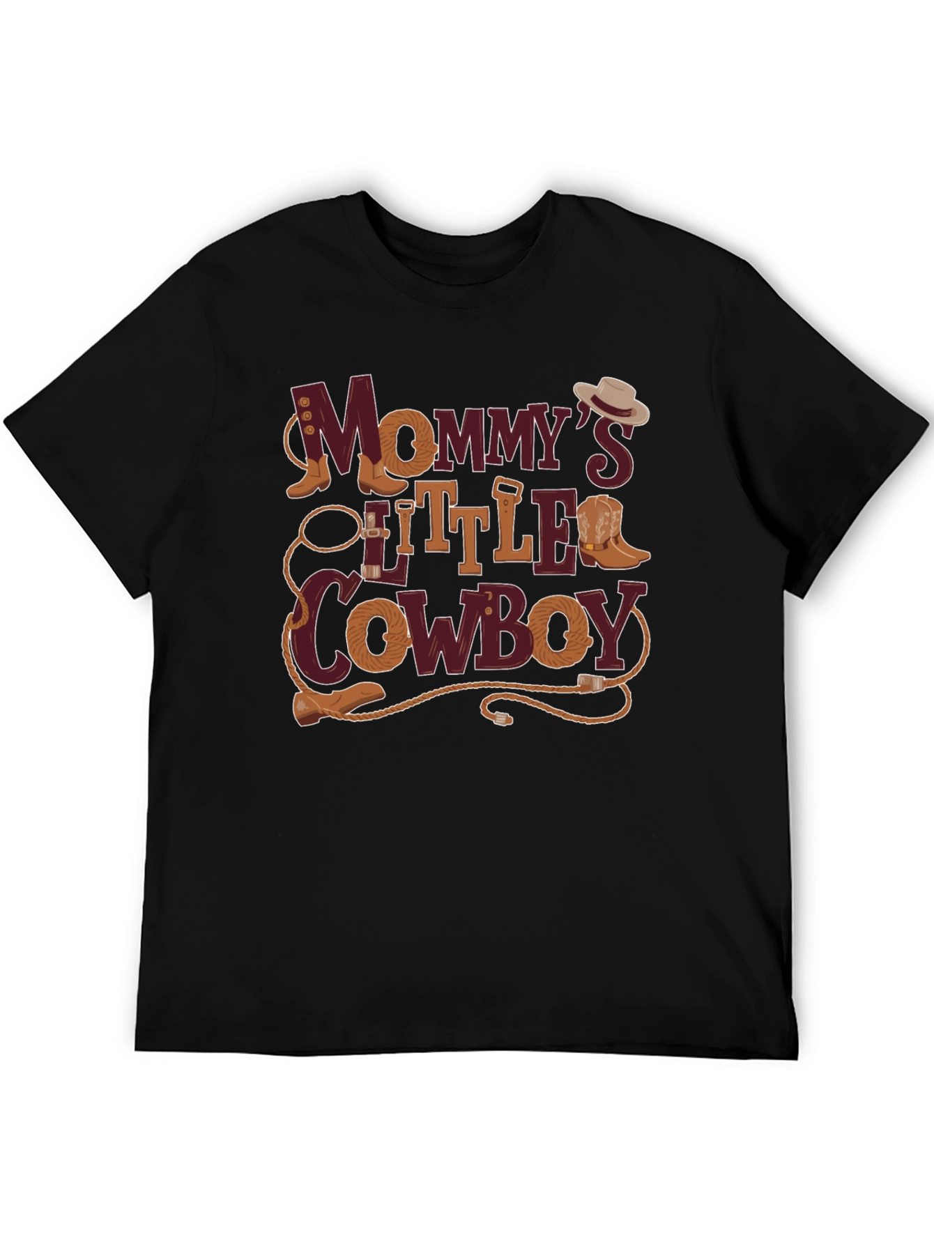Mommys Little Cowboy Graphic T-Shirt