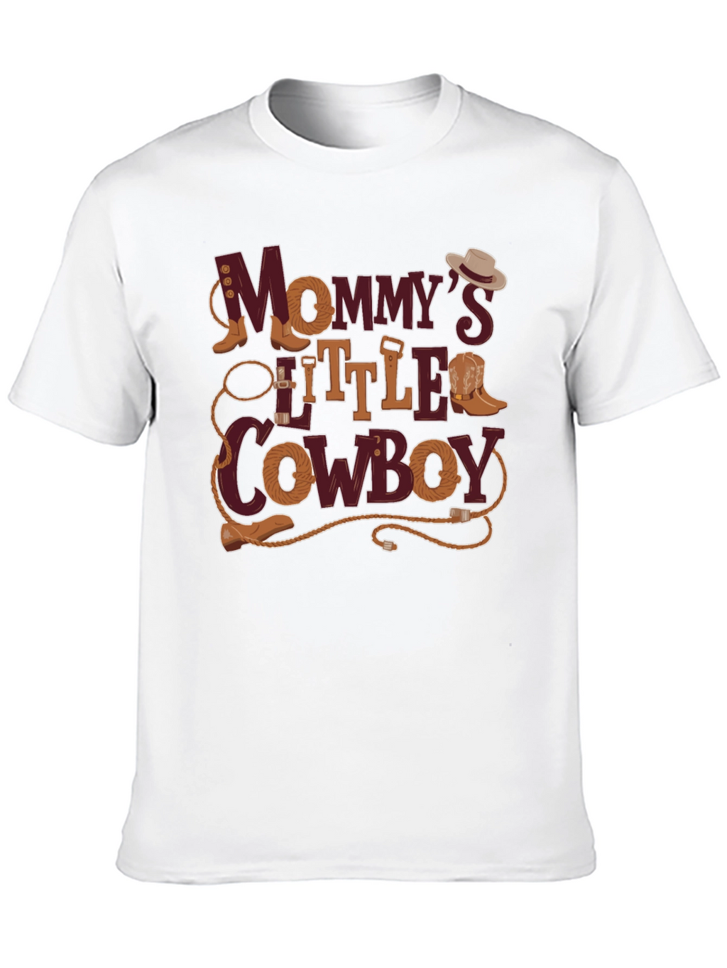 Mommys Little Cowboy Graphic T-Shirt