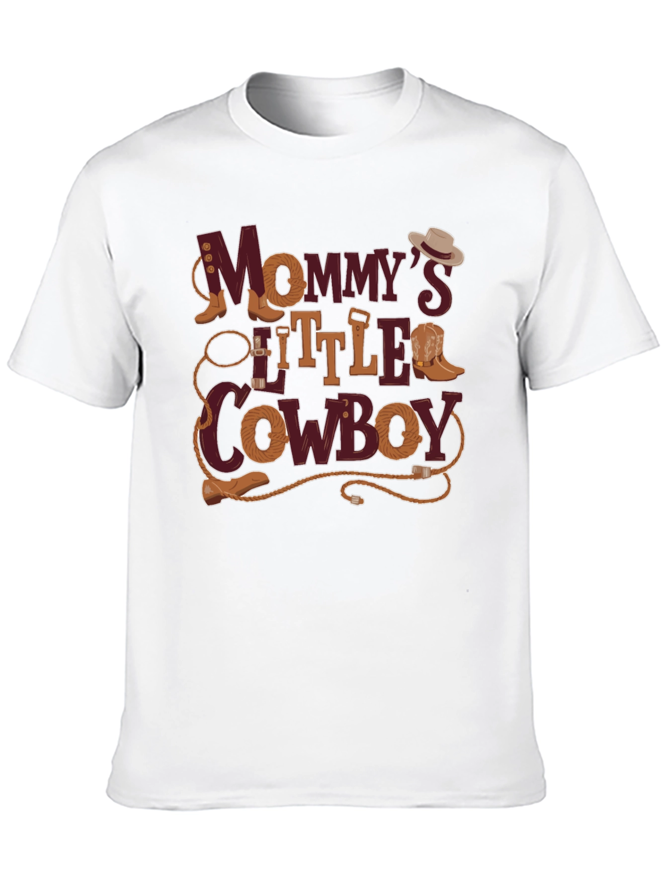 Mommys Little Cowboy Graphic T-Shirt
