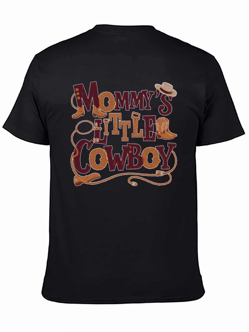 Mommys Little Cowboy Graphic T-Shirt
