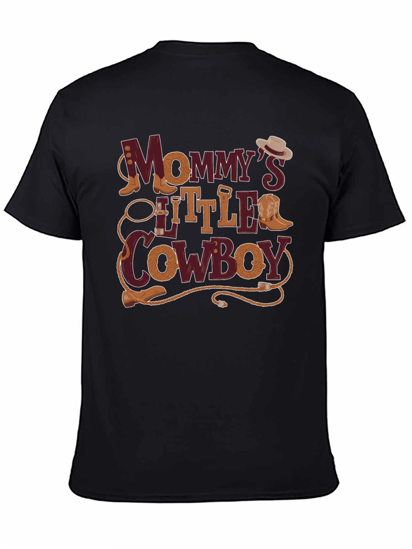 Mommys Little Cowboy Graphic T-Shirt