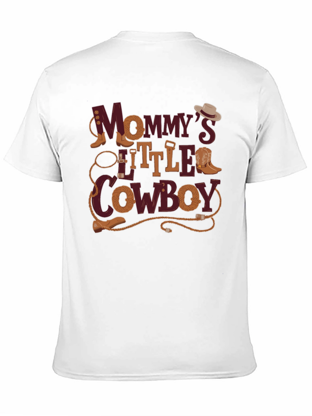 Mommys Little Cowboy Graphic T-Shirt