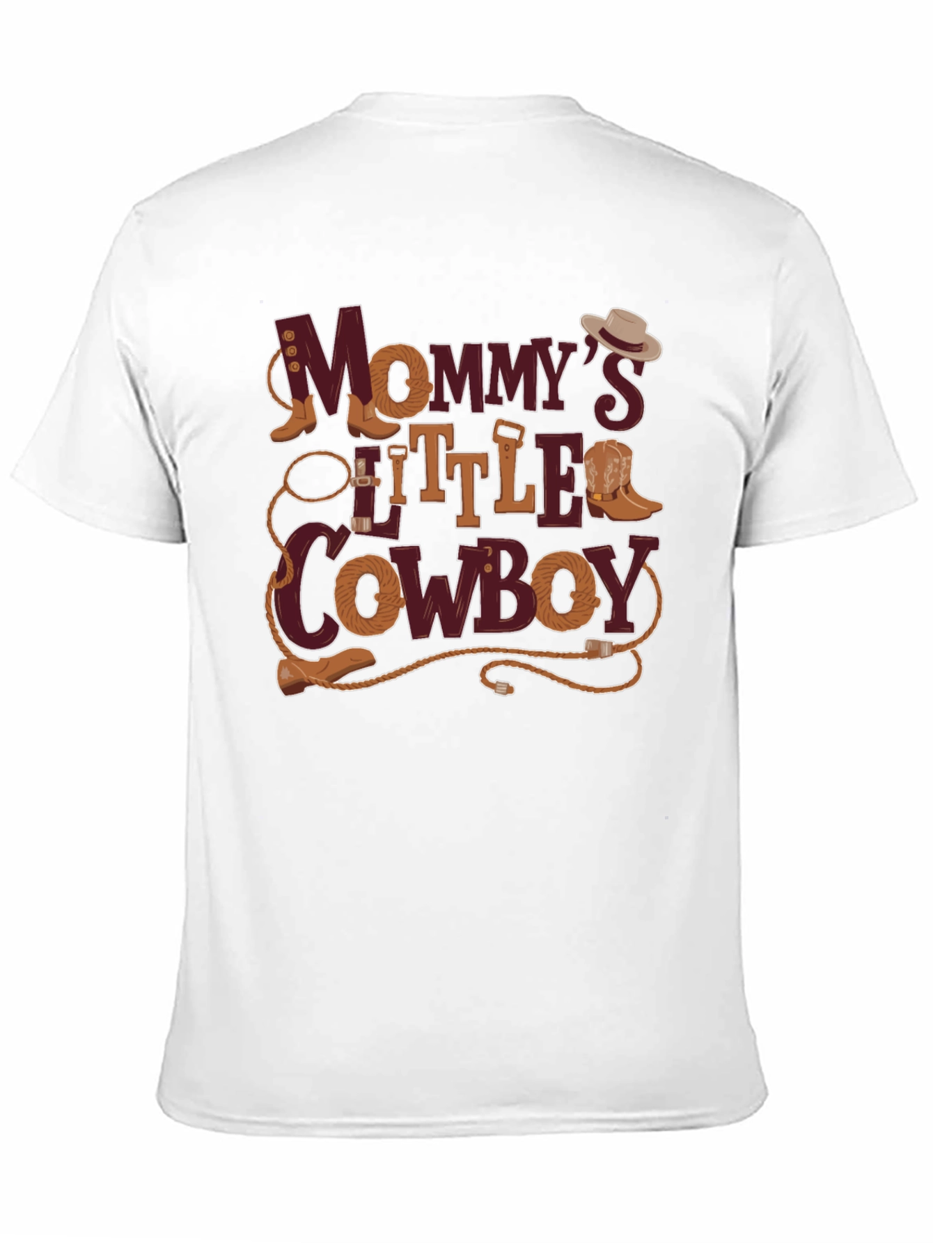 Mommys Little Cowboy Graphic T-Shirt