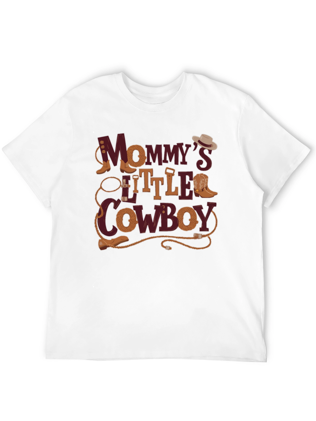 Mommys Little Cowboy Graphic T-Shirt