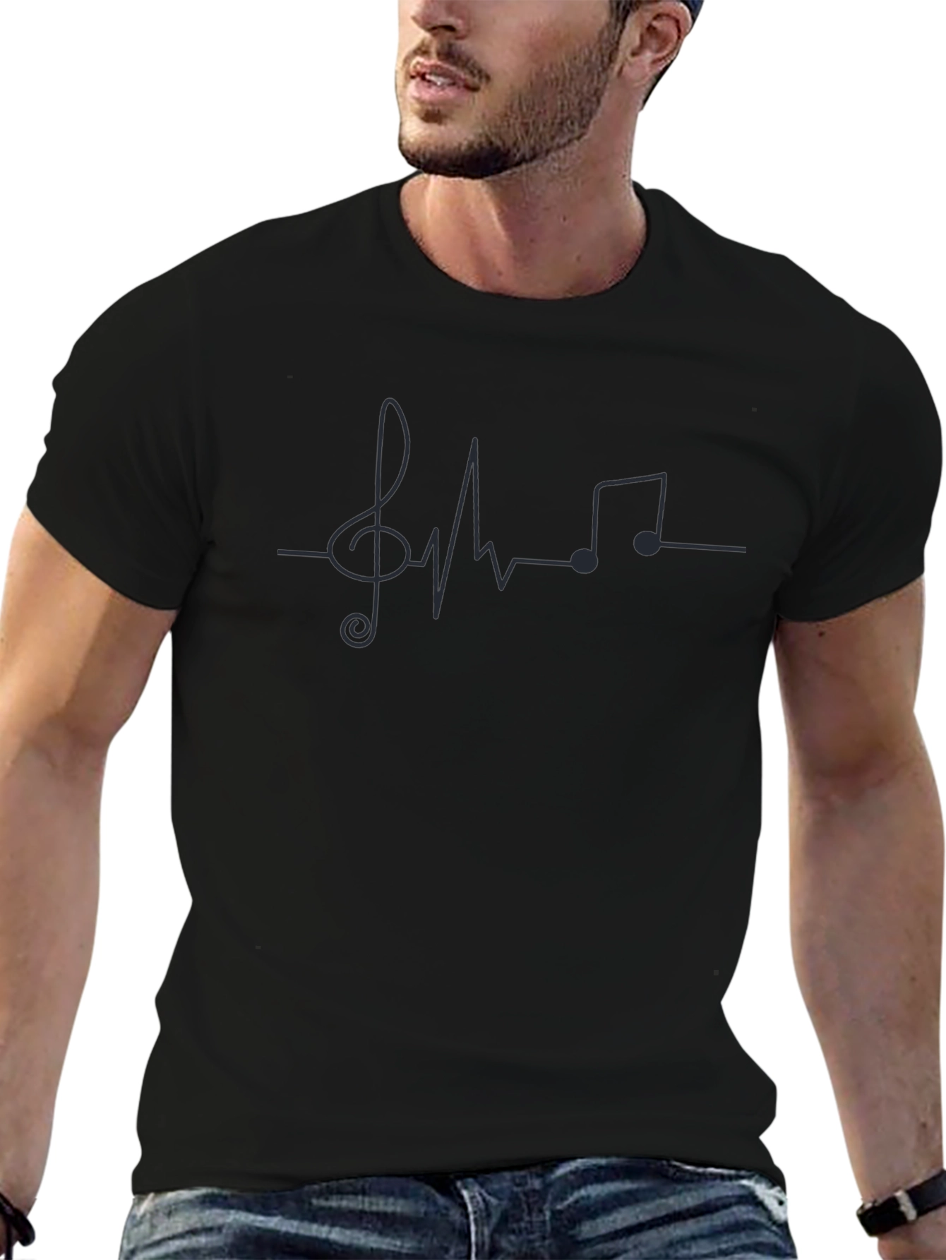 Music Heartbeat T-Shirt - Stylish & Unique!