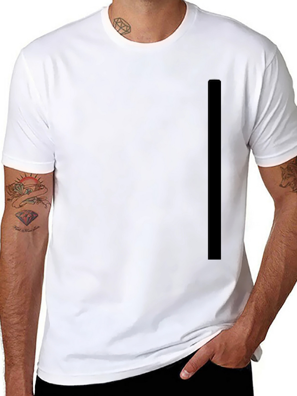 Classic Black Crew Neck T-Shirt