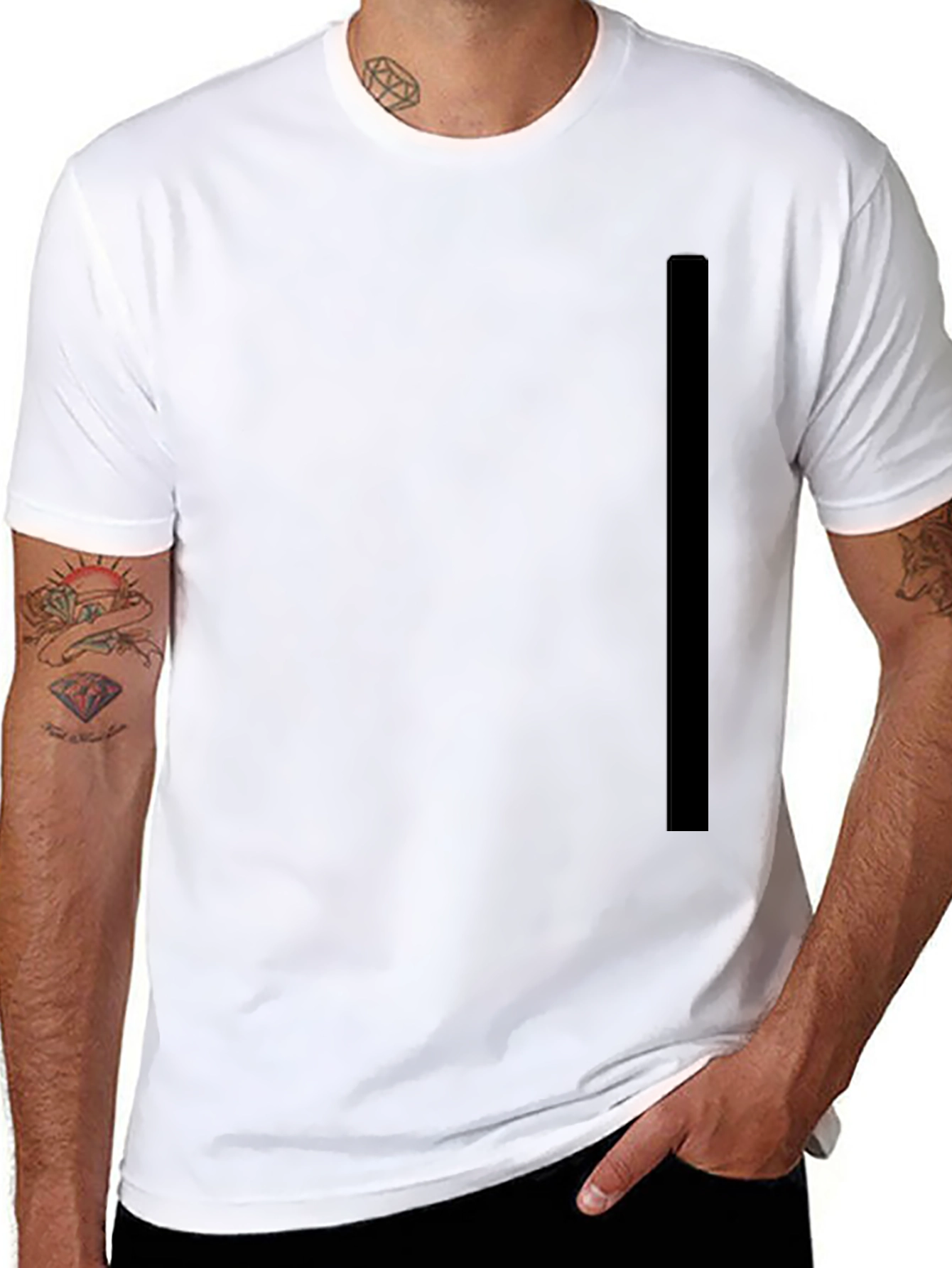 Classic Black Crew Neck T-Shirt