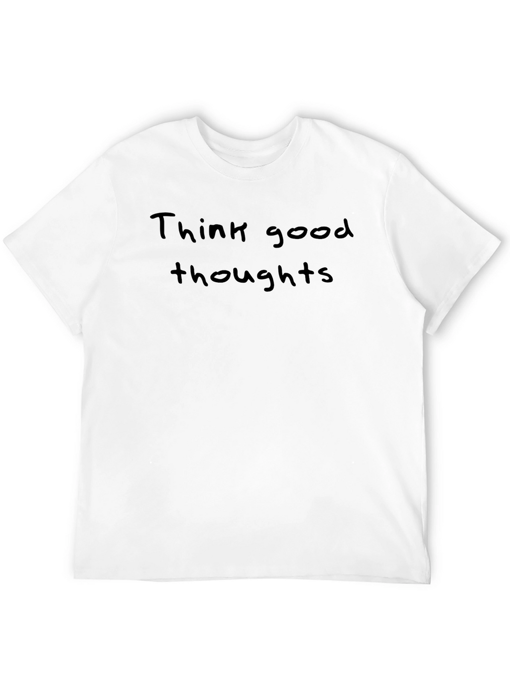 Think Good Thoughts Black Tee
