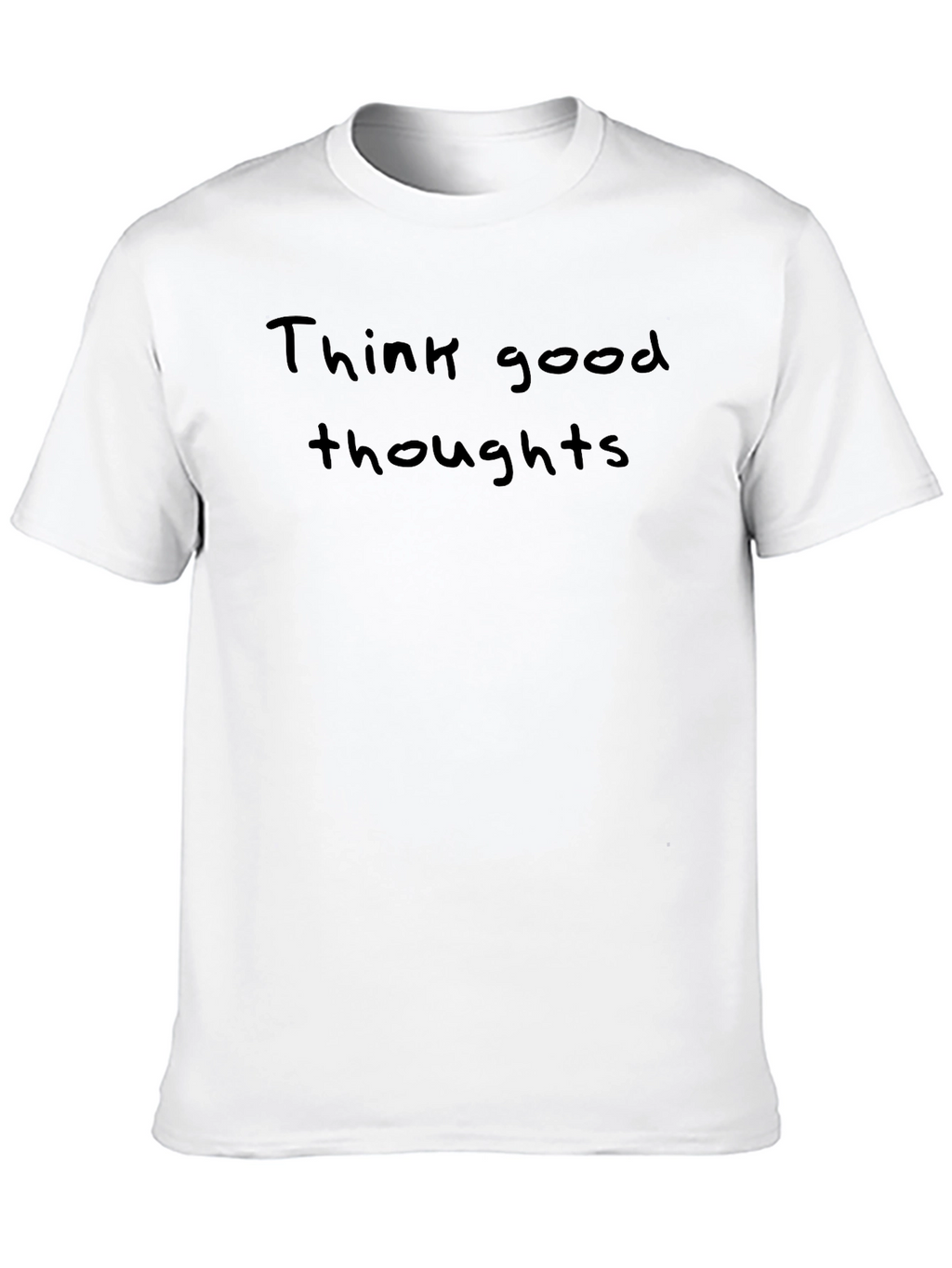 Think Good Thoughts Black Tee