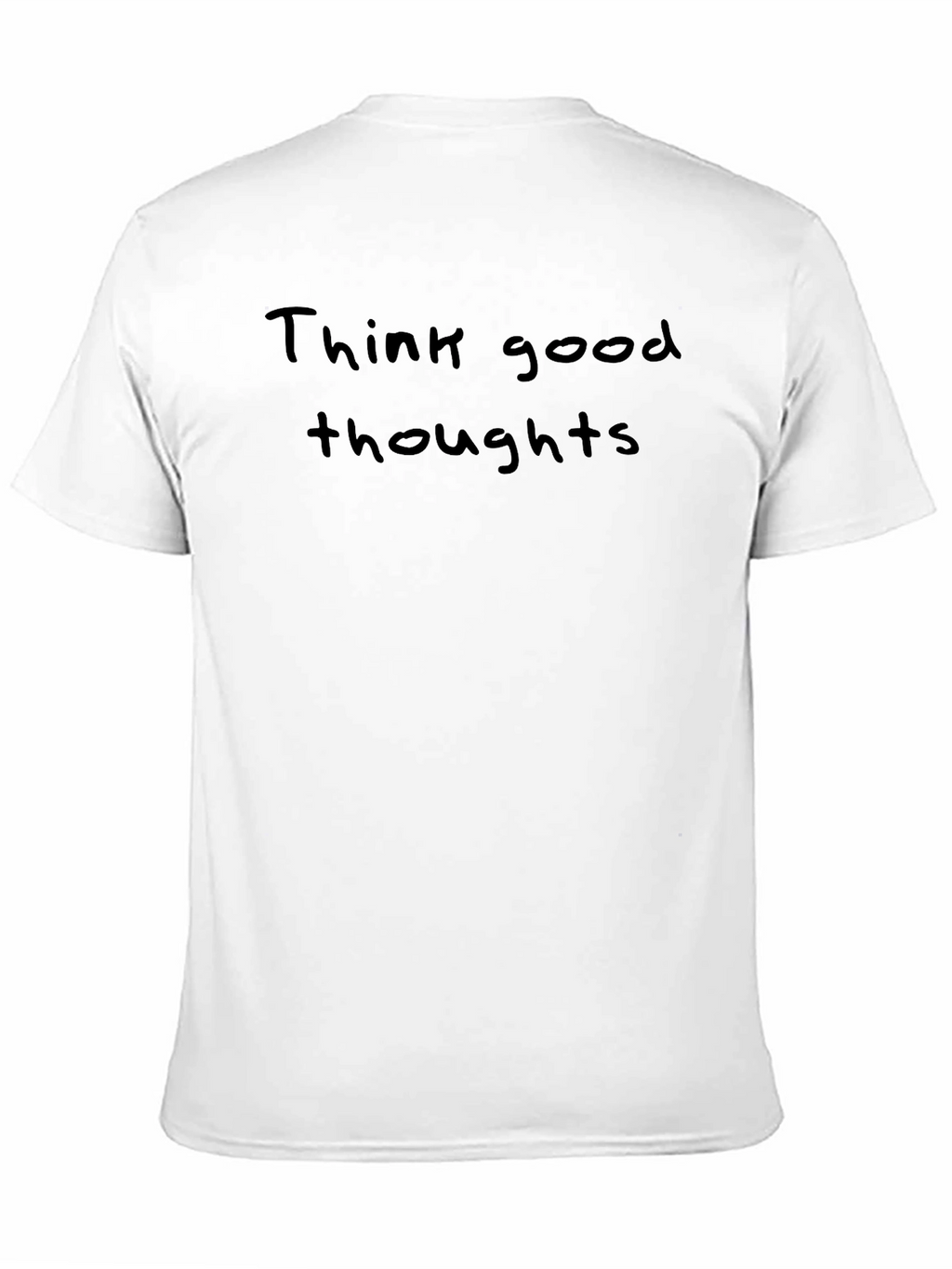 Think Good Thoughts Black Tee