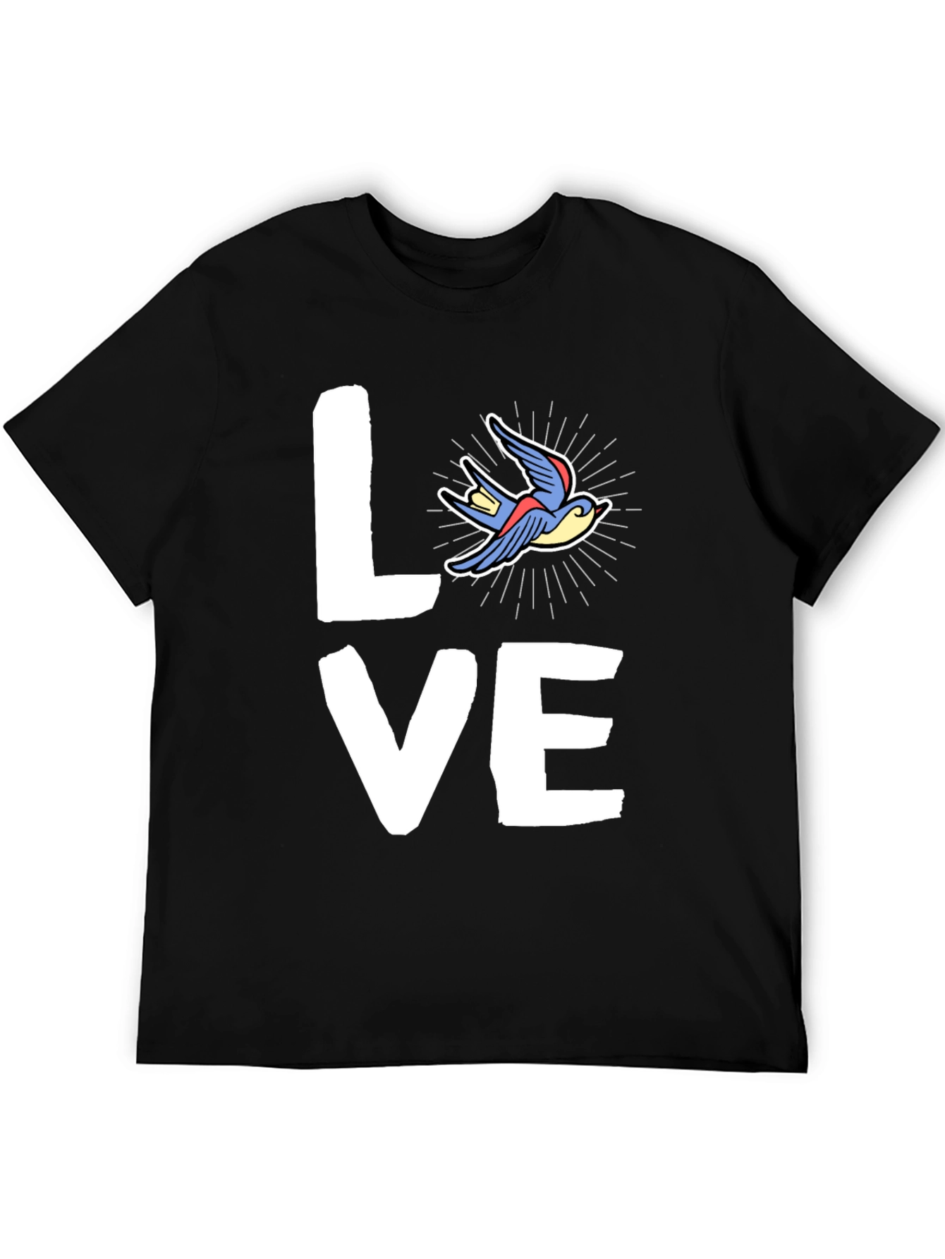 Love Bird Graphic Tee - Casual Style