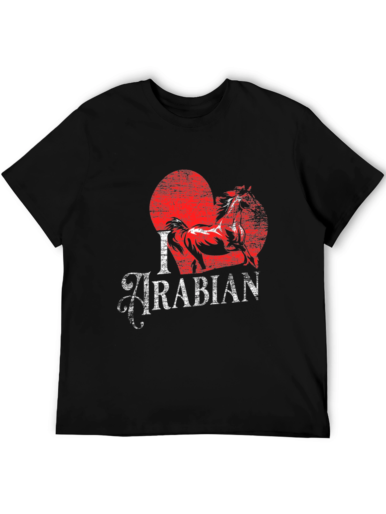 I Love Arabian Horse Graphic T-Shirt - Equestrian Style