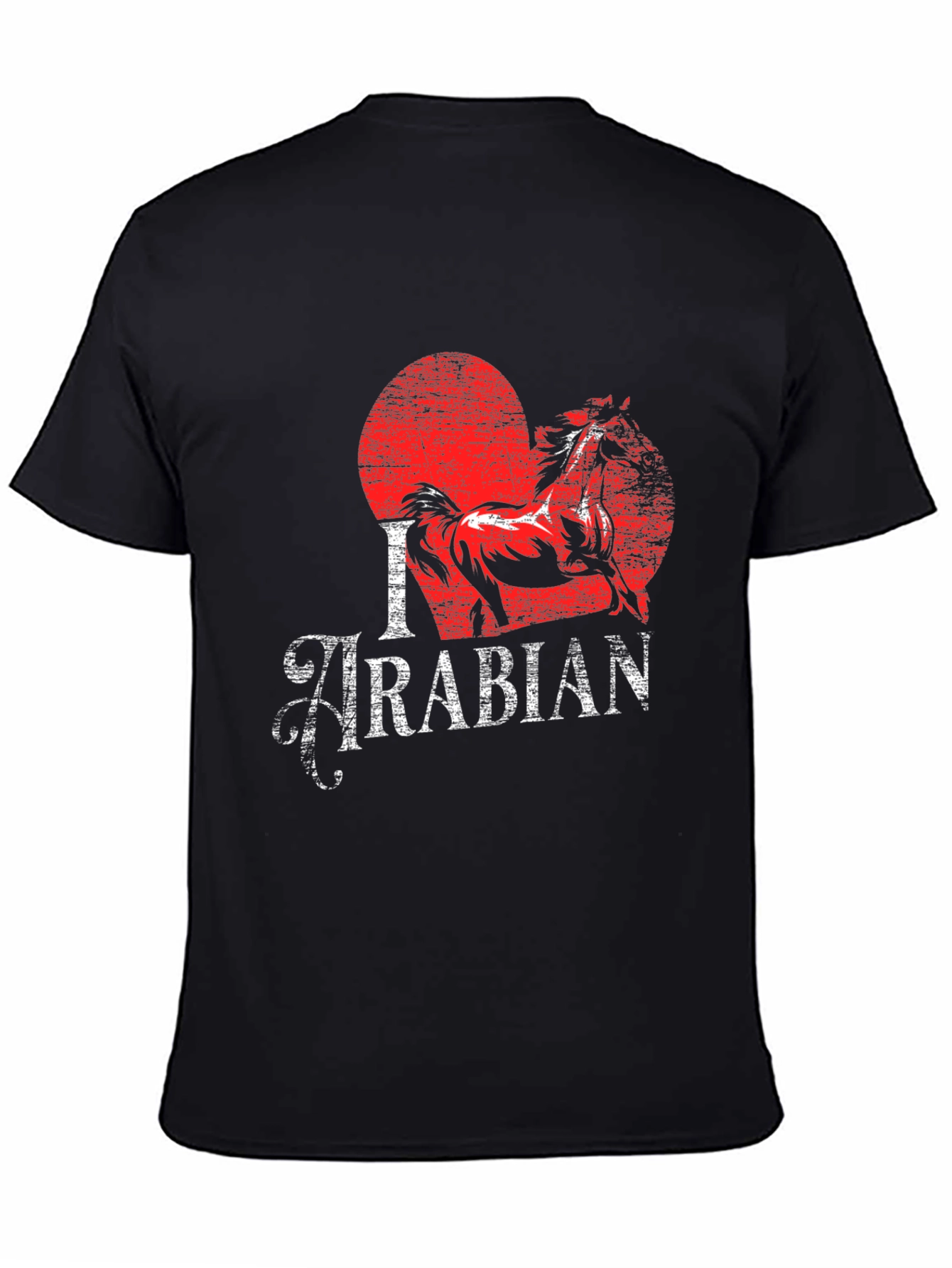 I Love Arabian Horse Graphic T-Shirt - Equestrian Style
