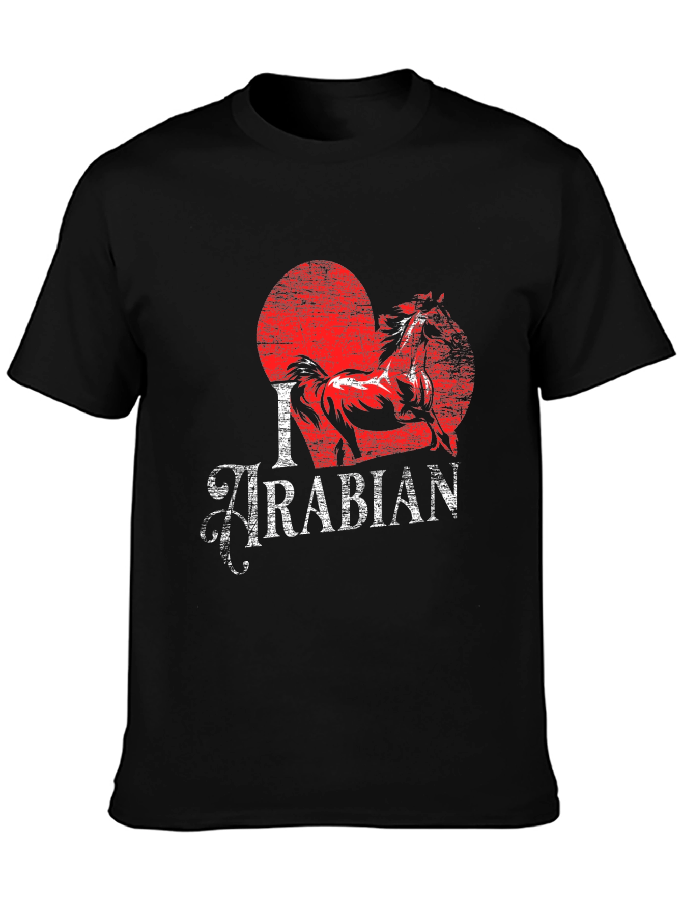 I Love Arabian Horse Graphic T-Shirt - Equestrian Style
