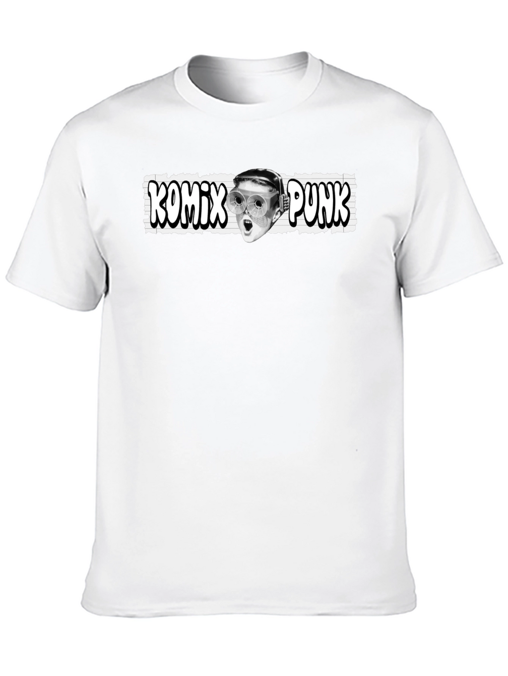 Komix Punk Graphic Tee - Black