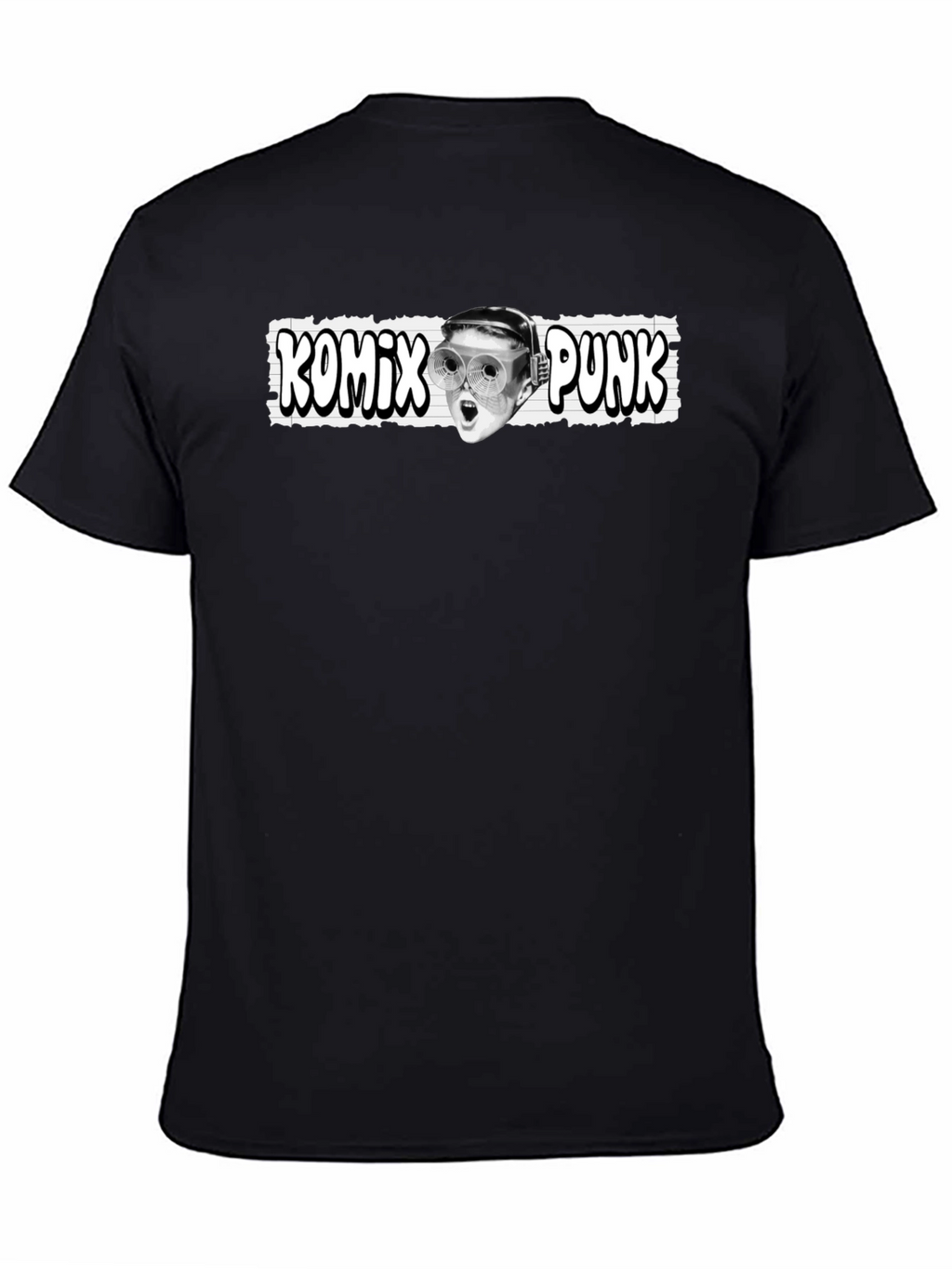 Komix Punk Graphic Tee - Black